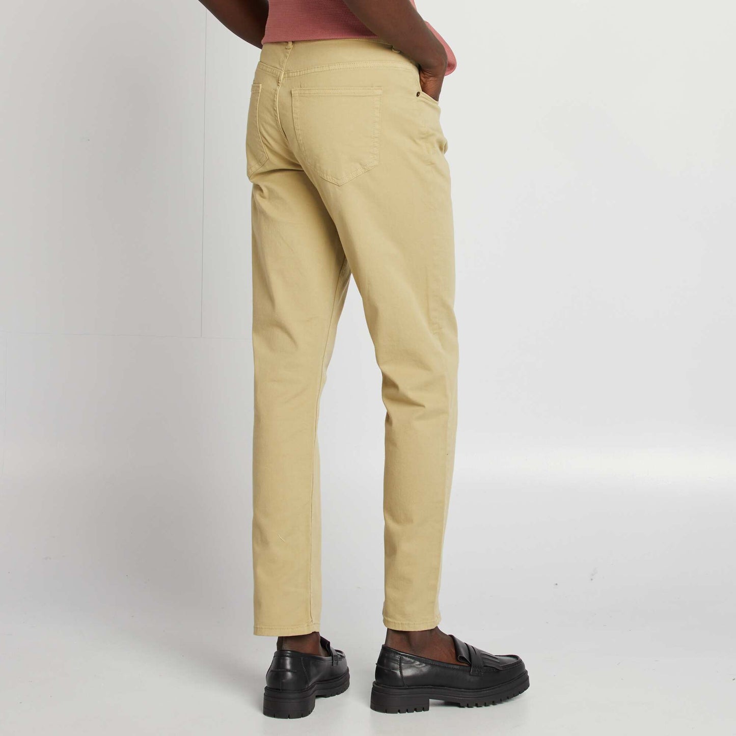 Slim 5-pocket chinos - L32 GREEN