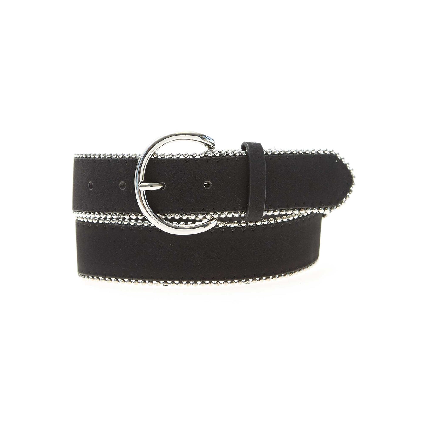 Faux suede belt BLACK