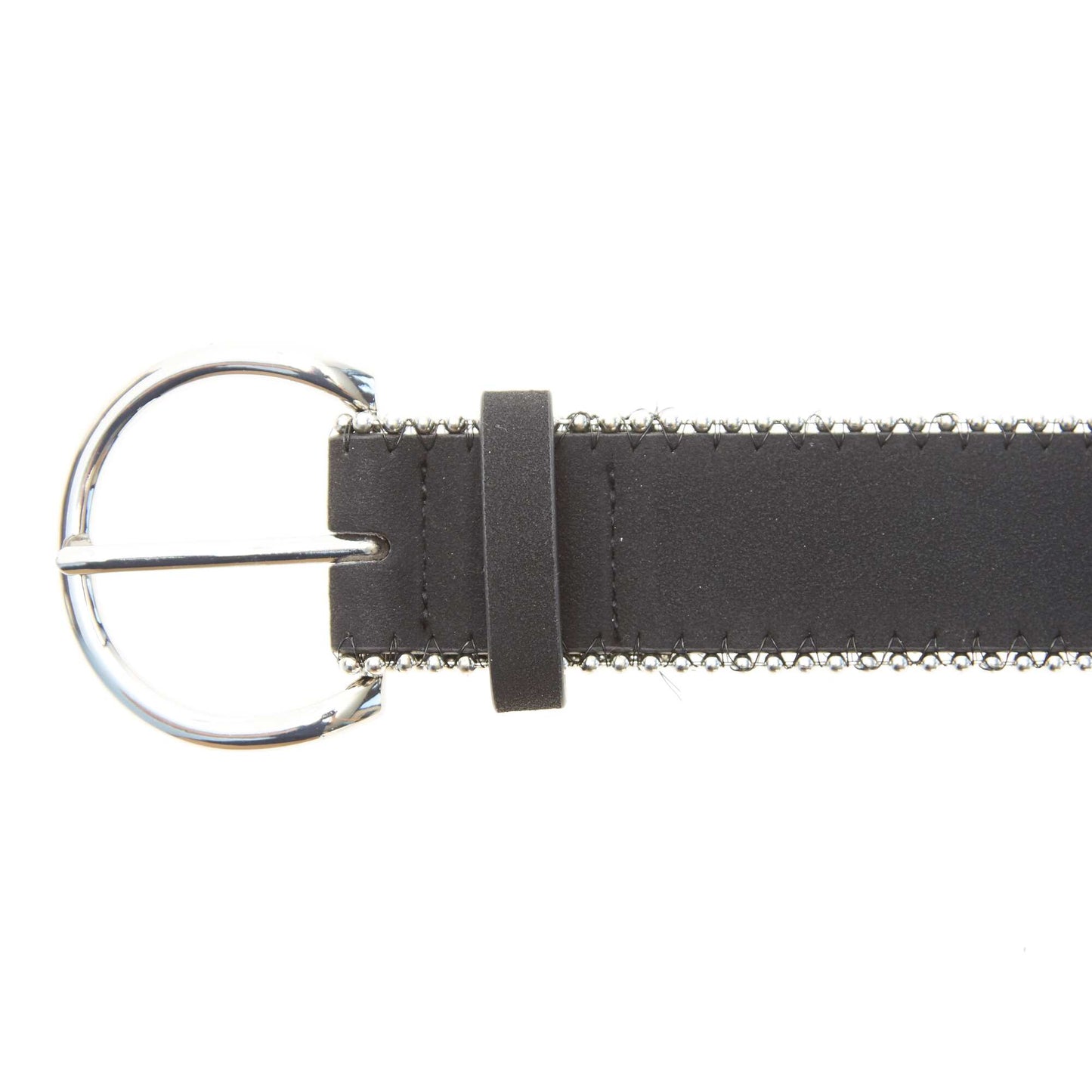 Faux suede belt BLACK
