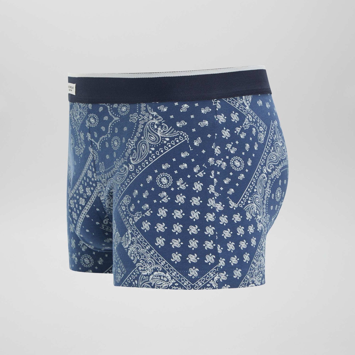 Pack of 3 pairs of stretch boxer shorts BLUE