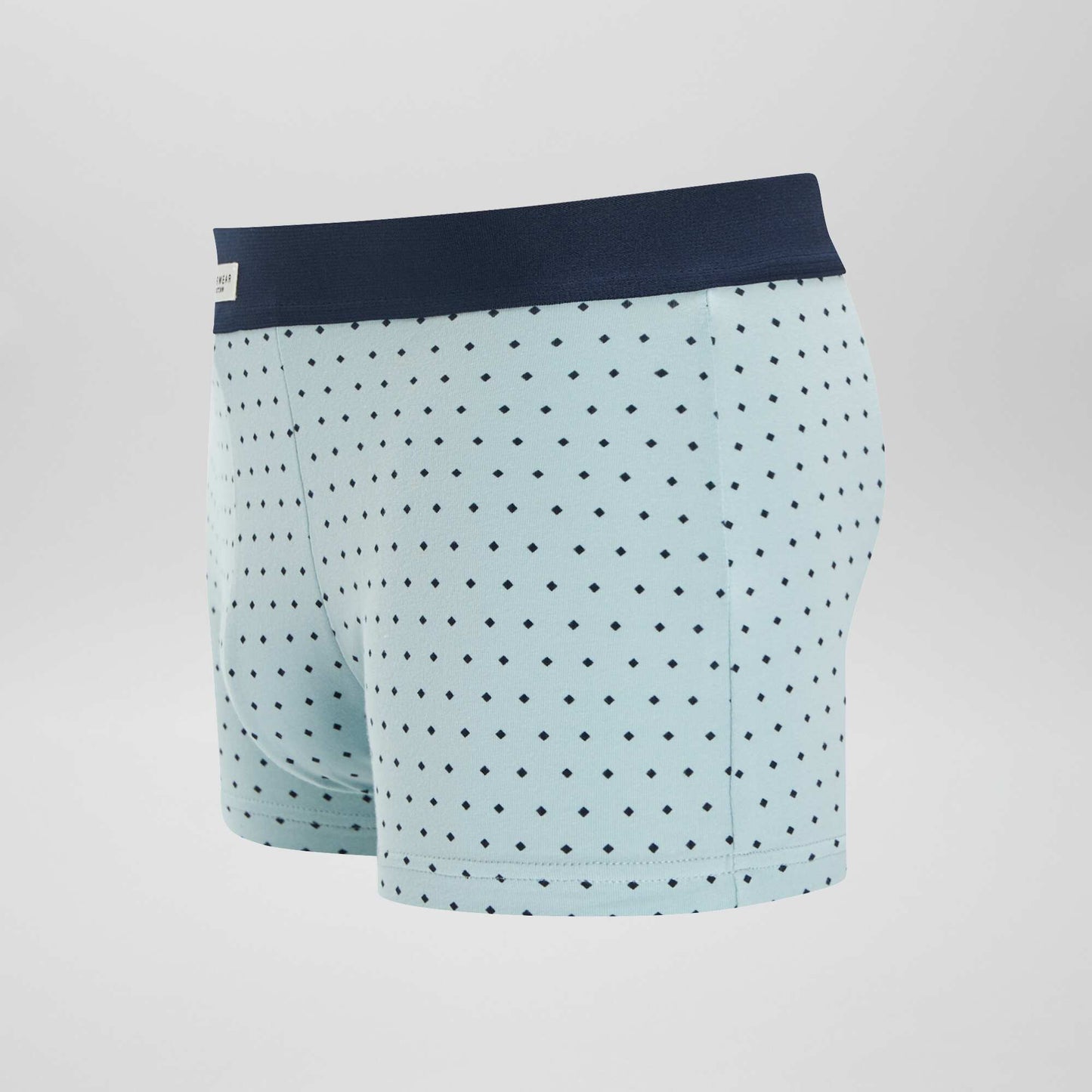 Pack of 3 pairs of stretch boxer shorts BLUE