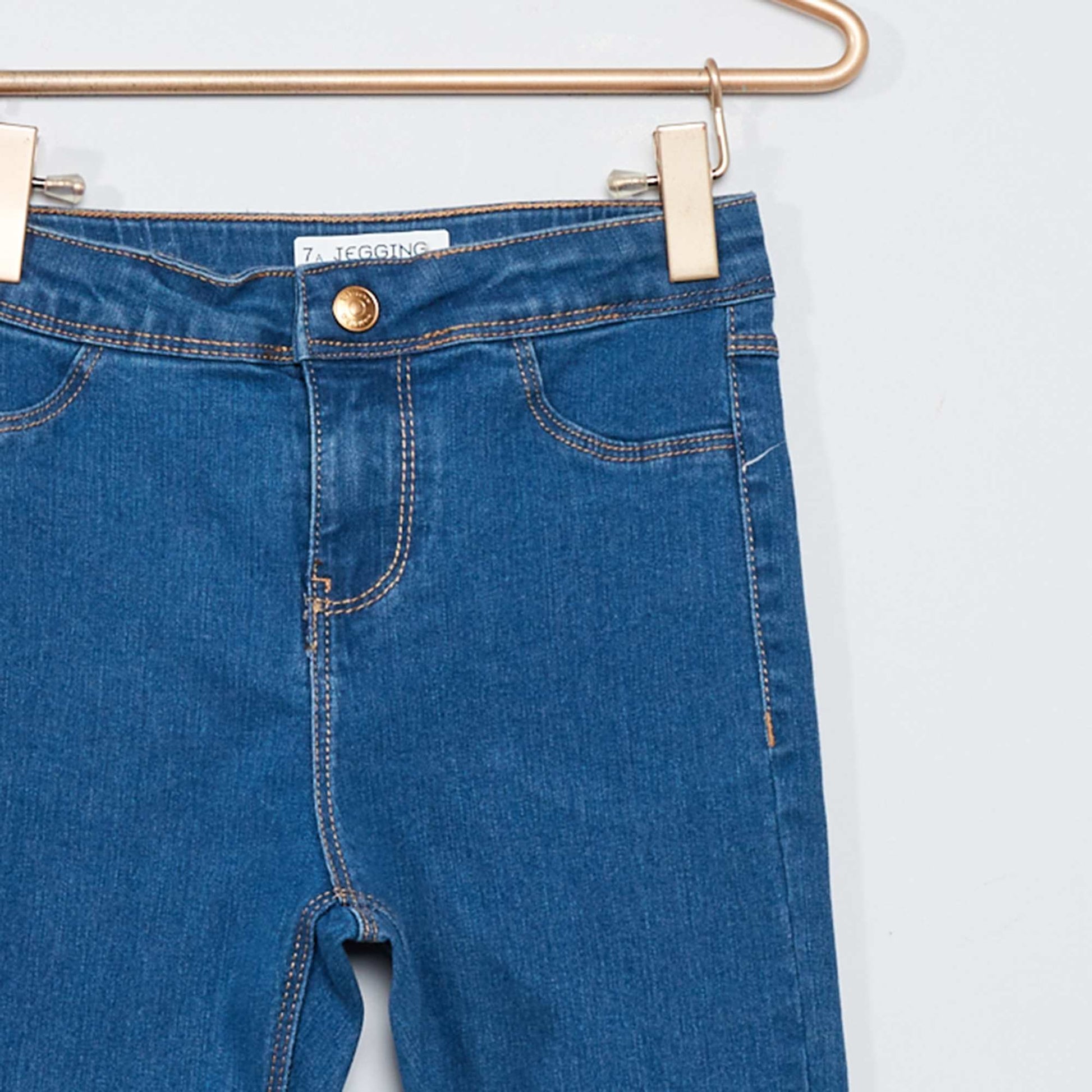 Ultra-comfortable slim-fit jeggings BLUE