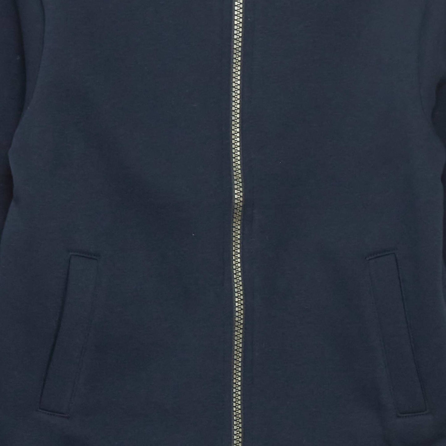 Zip-up hoodie blue