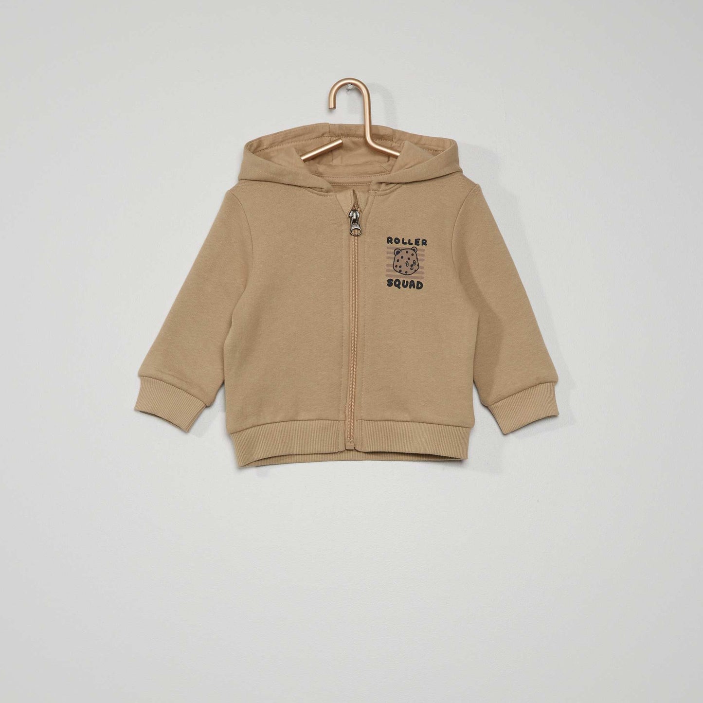 Eco-design hoodie BROWN