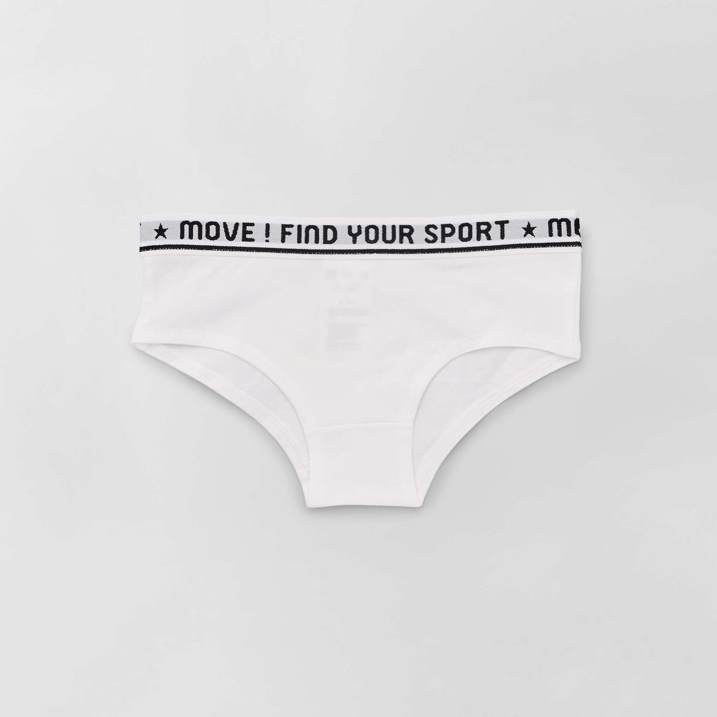 Pack of 3 boy shorts WHITE