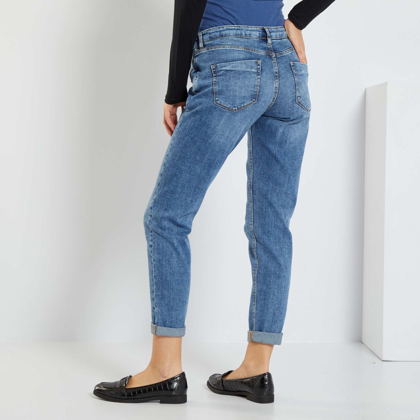 Eco-design maternity jeans BLUE