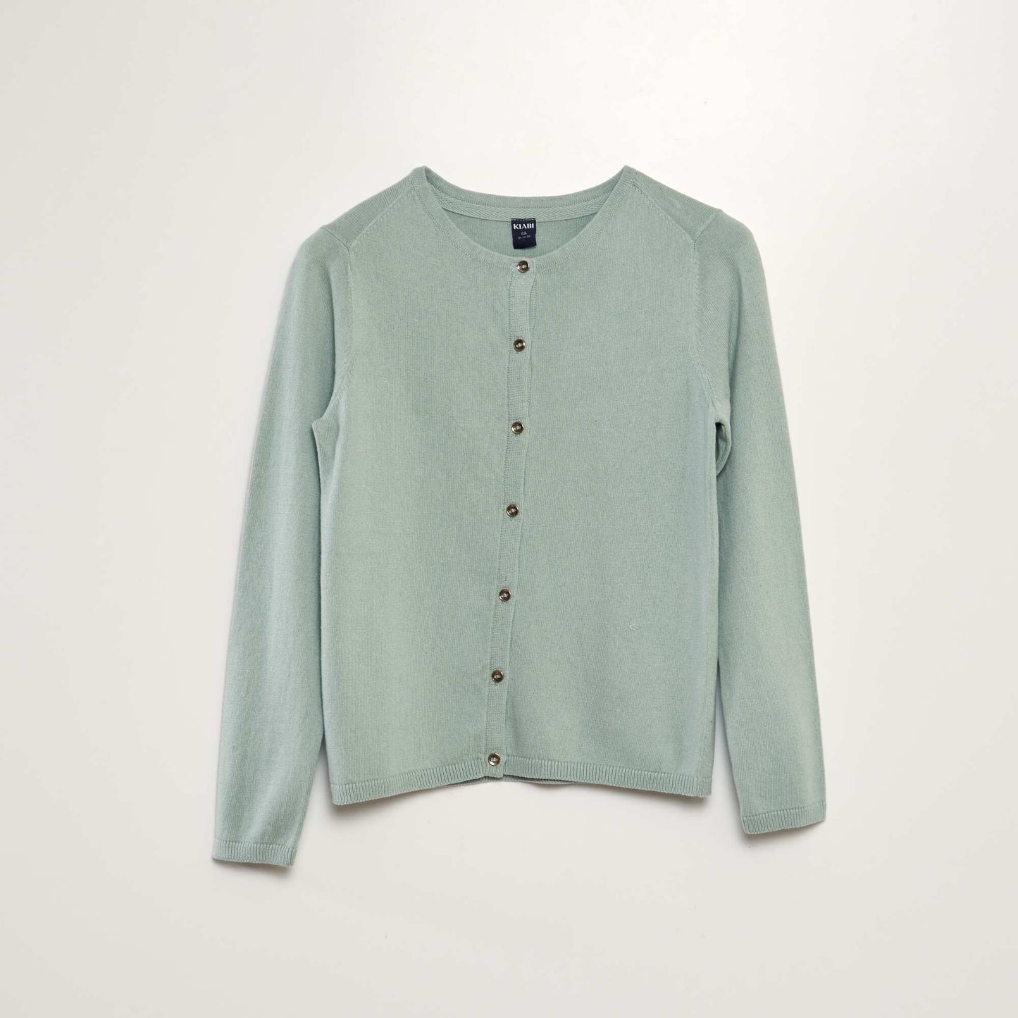 Fine knit cardigan GREEN