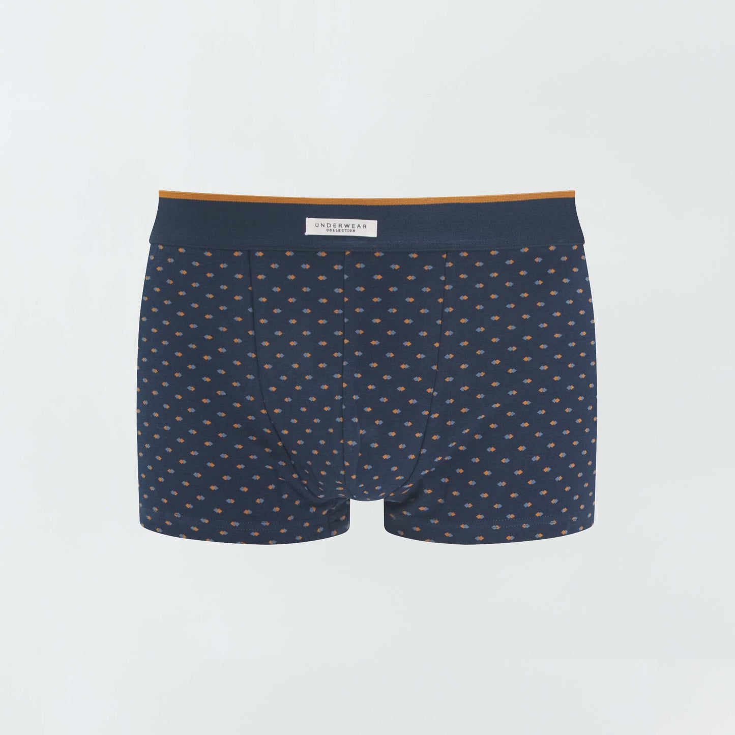Pack of 3 pairs of cotton boxer shorts BLUE