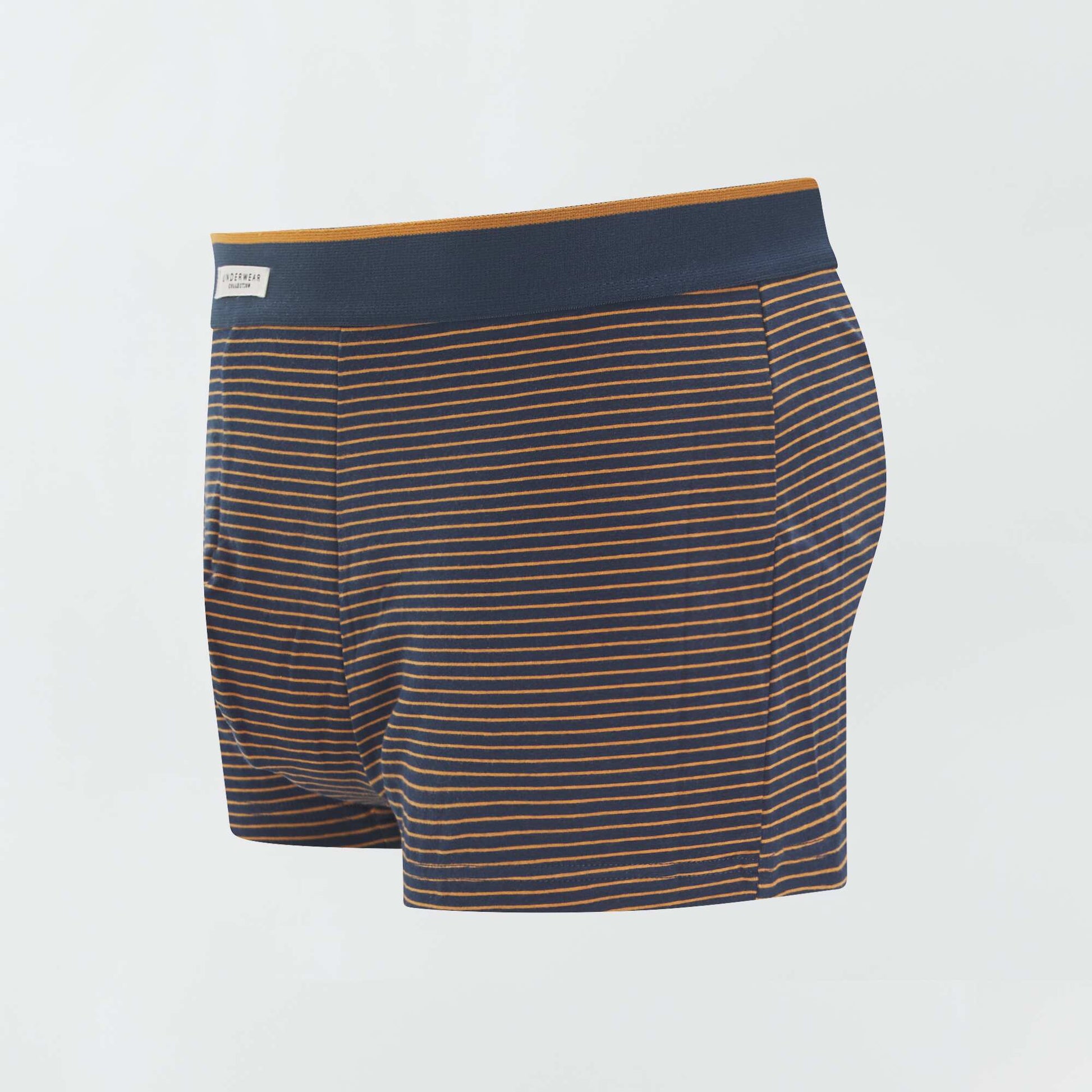Pack of 3 pairs of cotton boxer shorts BLUE