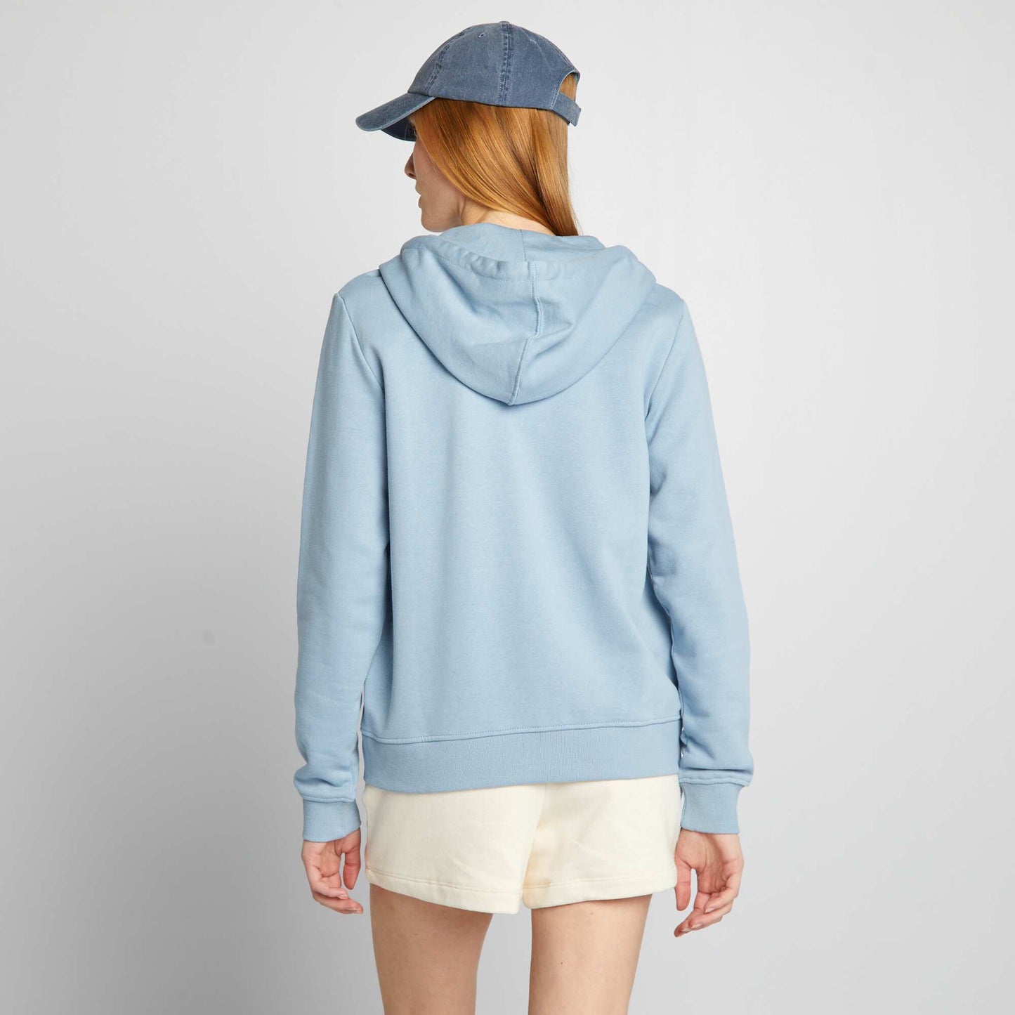 Zip-up hoodie BLUE