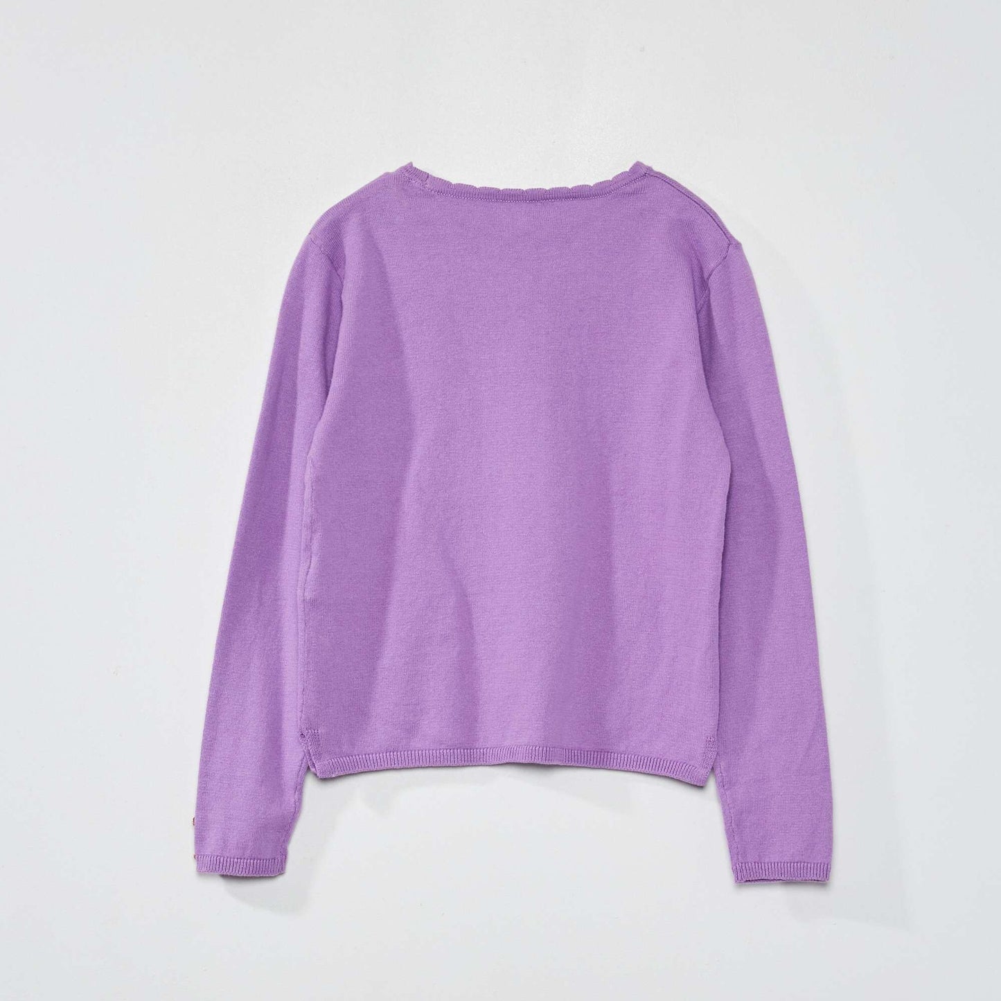 Fine cotton sweater PURPLE