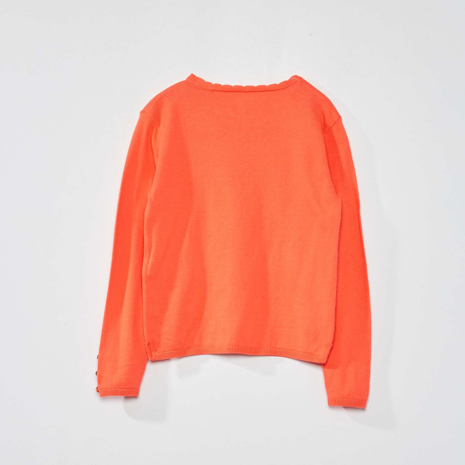 Fine cotton sweater RED
