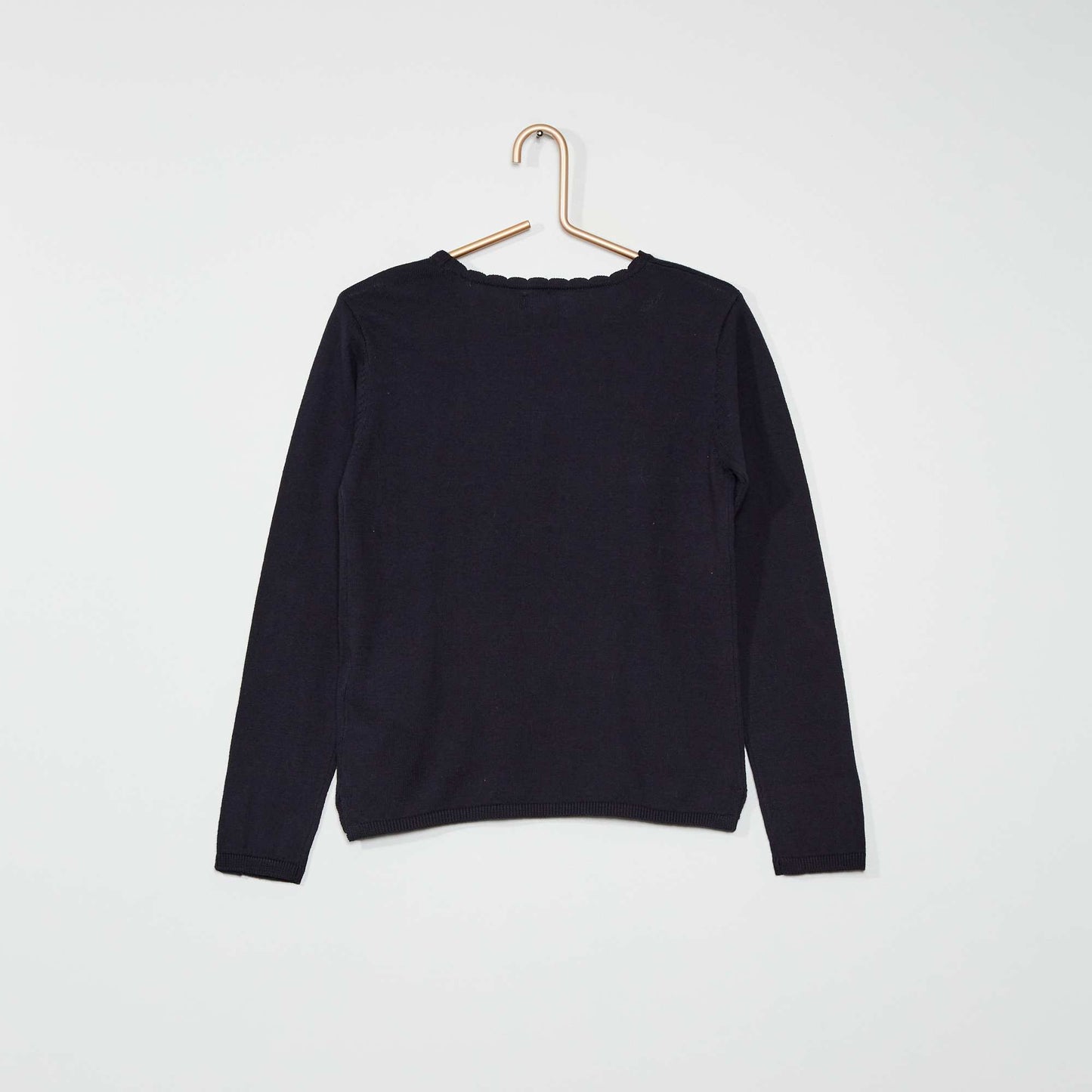 Fine cotton sweater BLUE