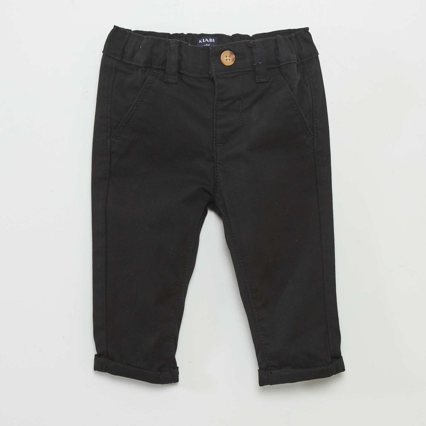 Plain chinos BLACK