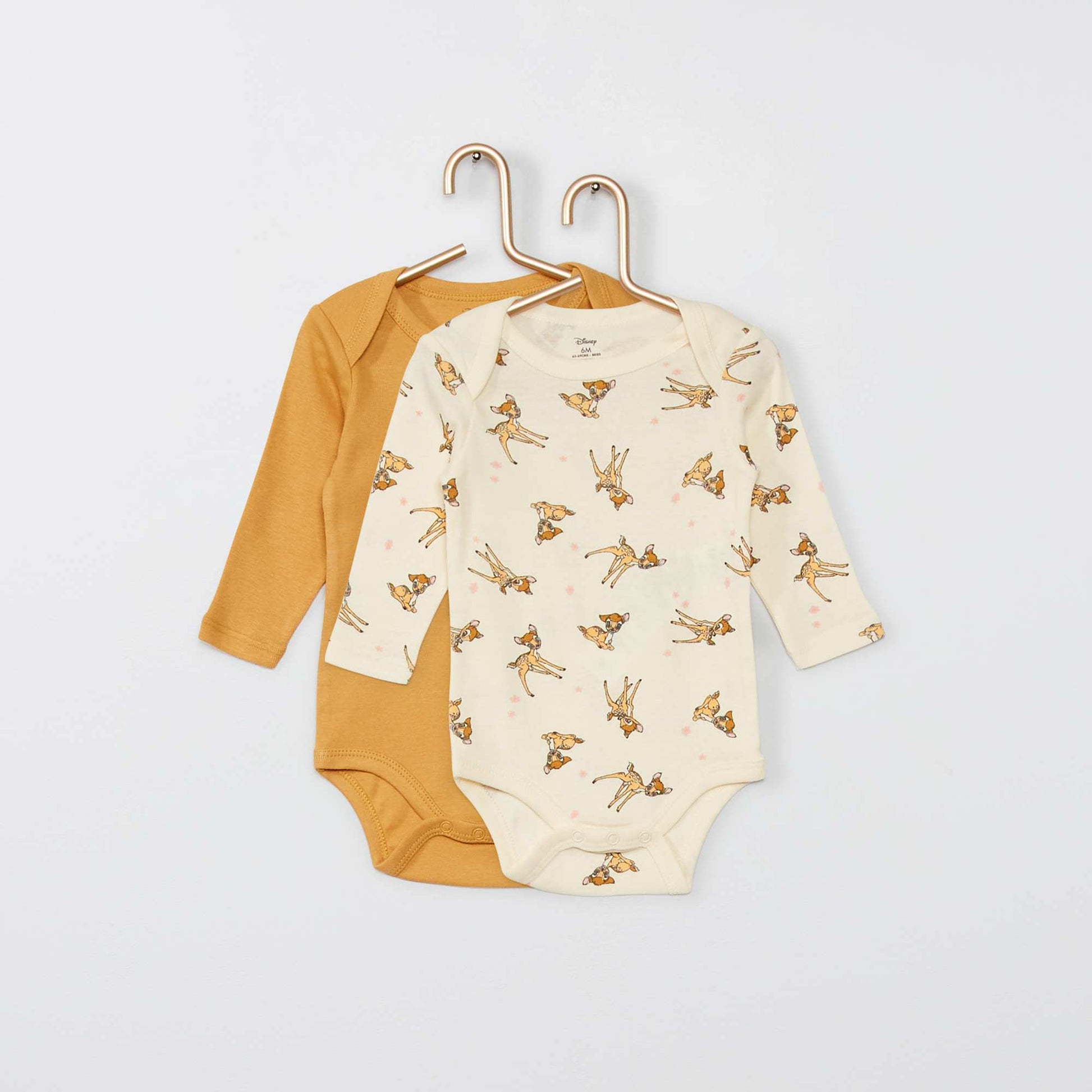 Pack of 2 Disney bodysuits WHITE