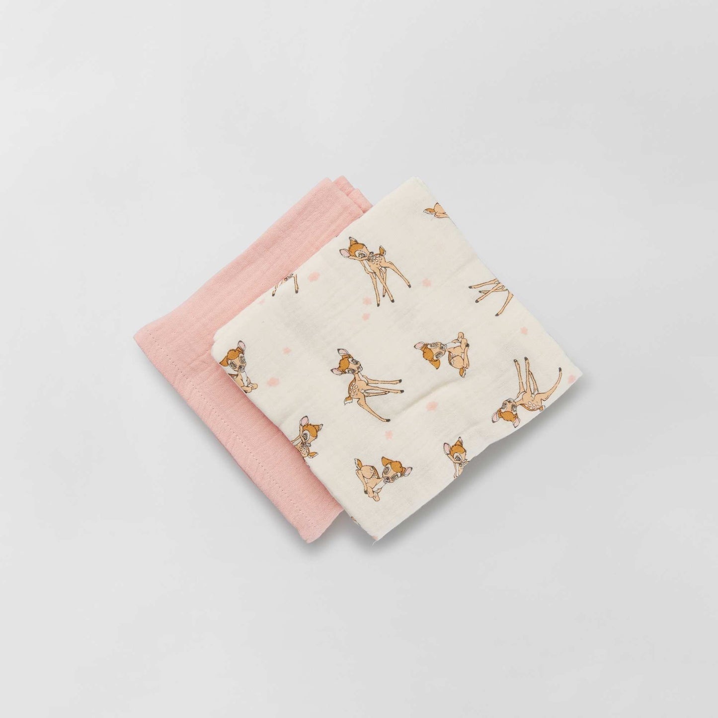 Pack of 2 Disney muslin squares WHITE