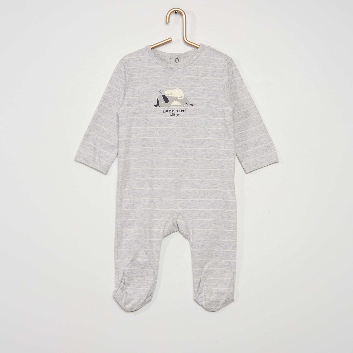Jersey sleepsuit GREY