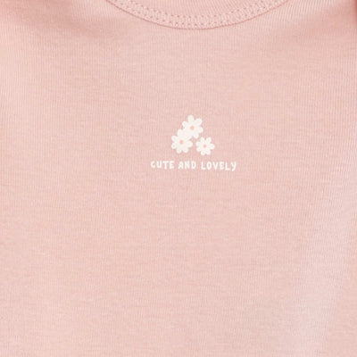 Pack of 3 eco-design bodysuits PINK