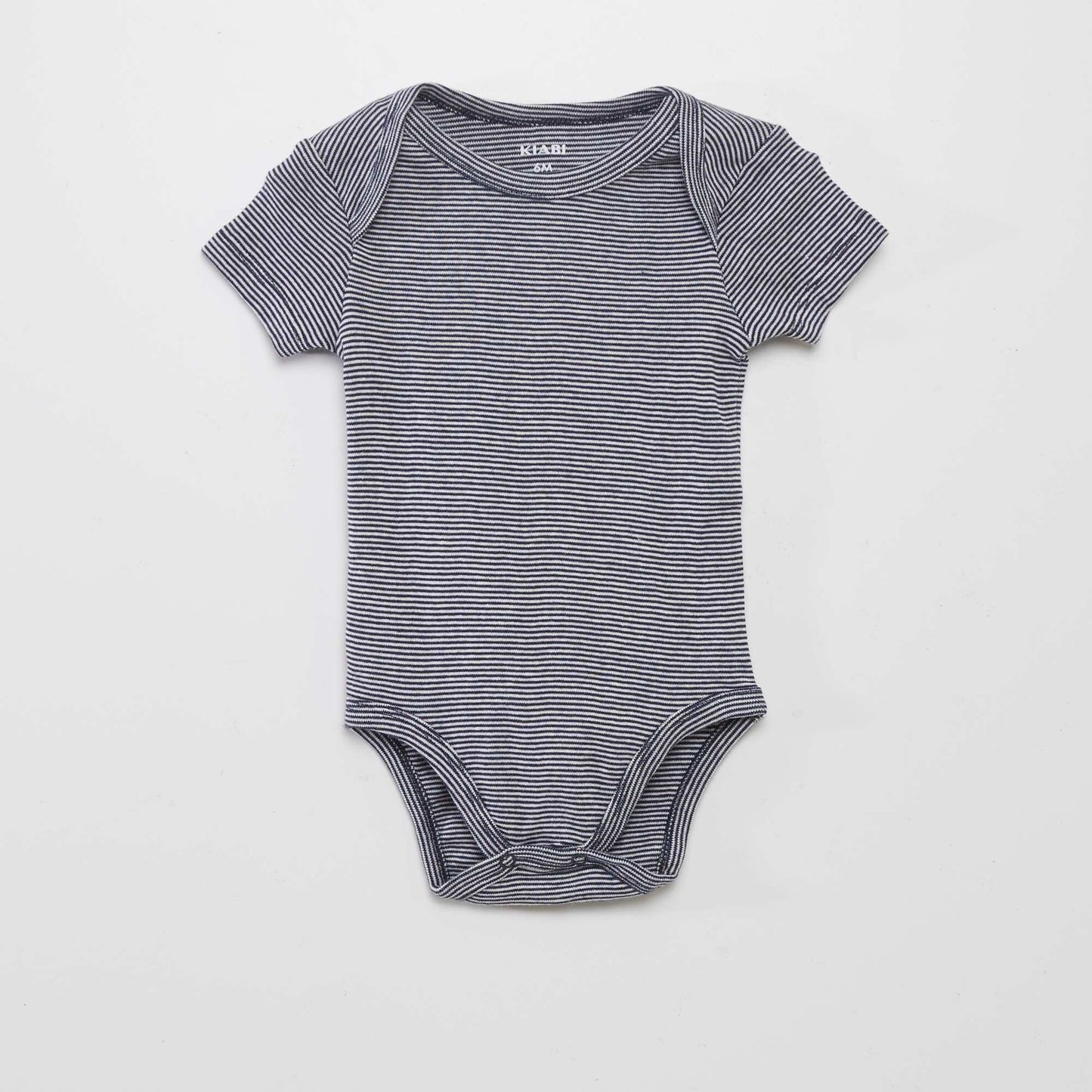 Pack of 3 eco-design bodysuits GREY