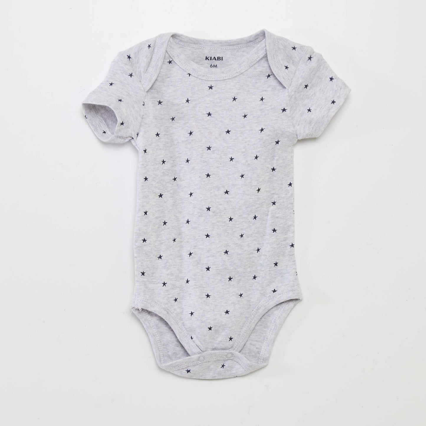 Pack of 3 eco-design bodysuits GREY