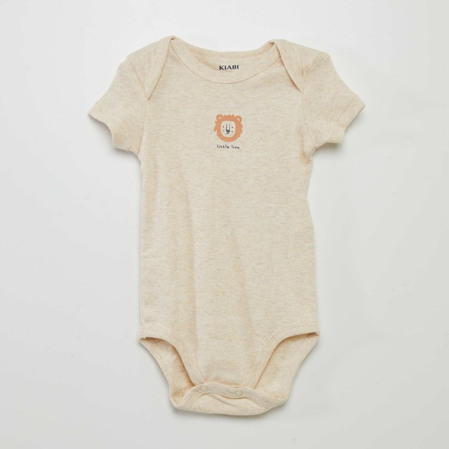 Pack of 3 eco-design bodysuits BEIGE