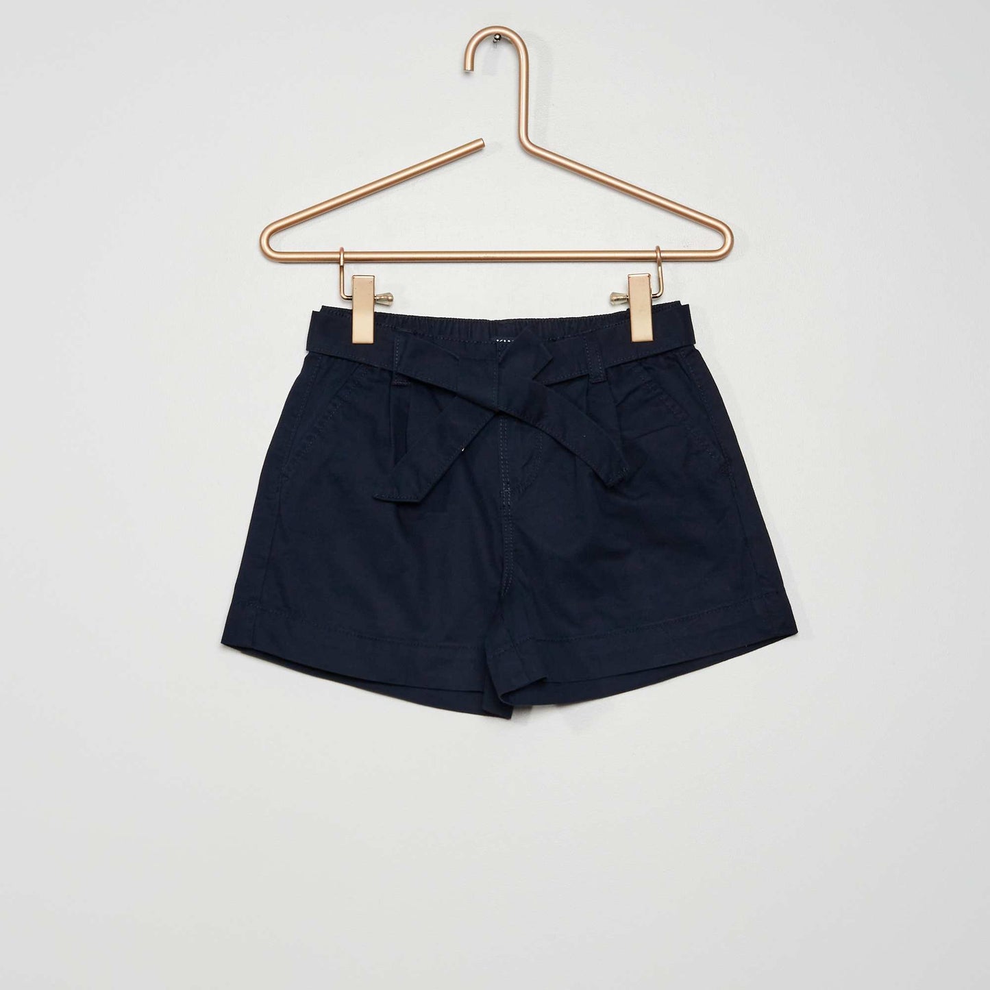 Denim shorts BLUE