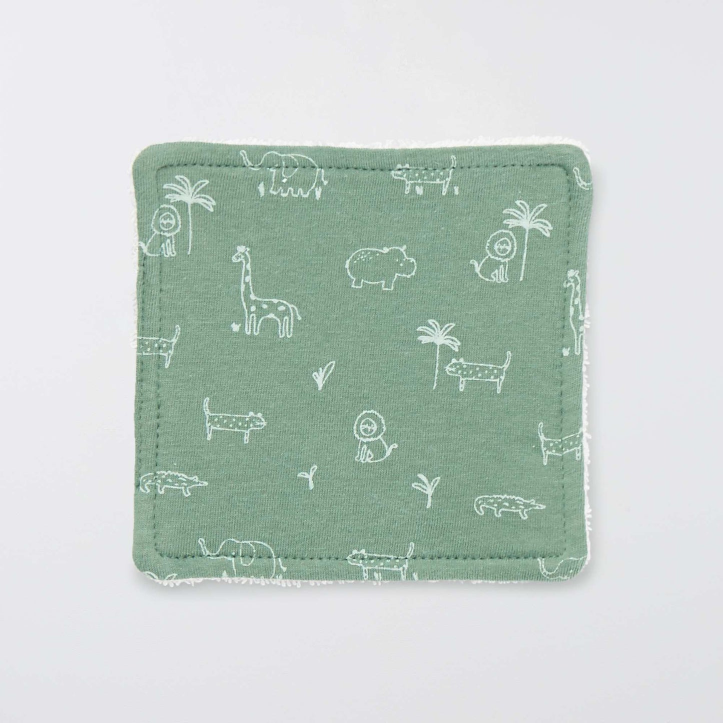 Pack of 6 washable wipes WHITE
