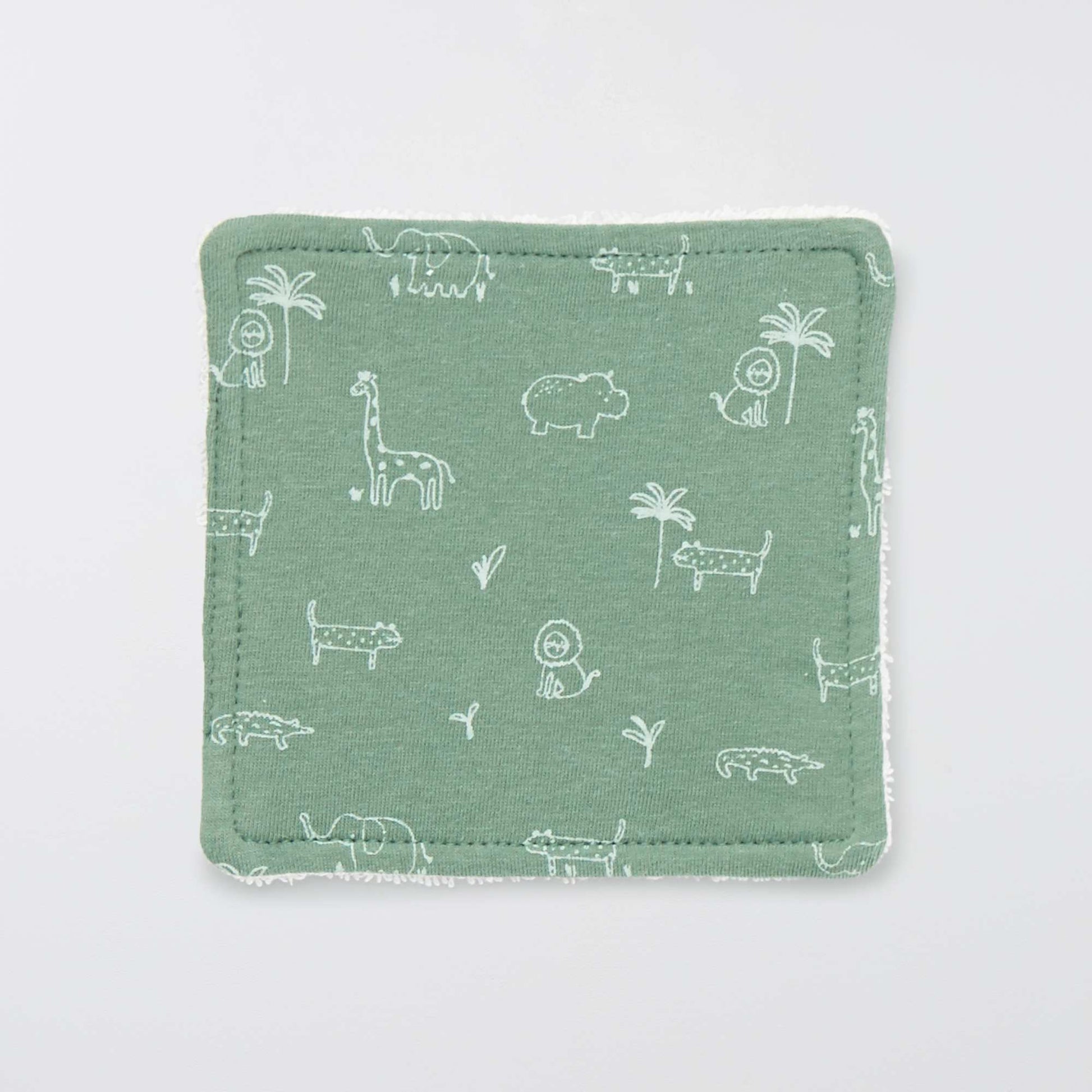 Pack of 6 washable wipes WHITE