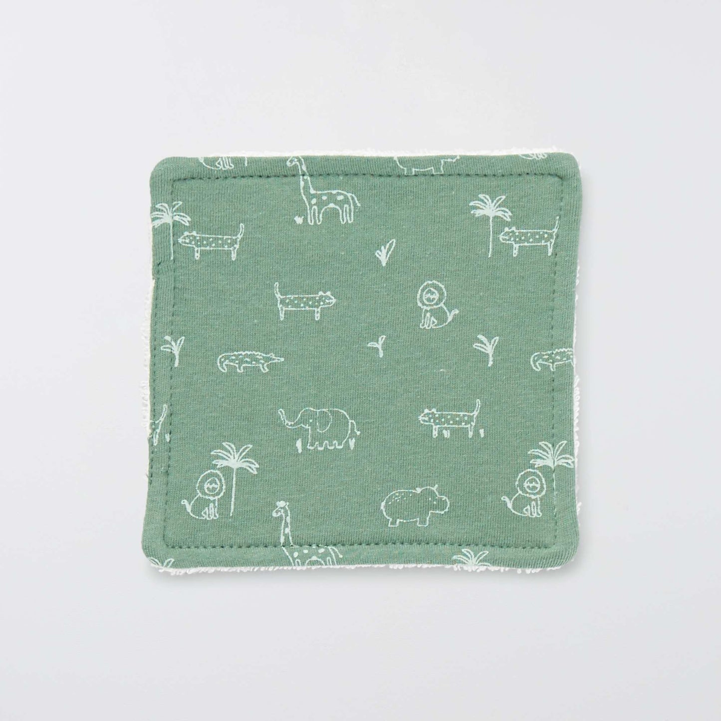 Pack of 6 washable wipes WHITE