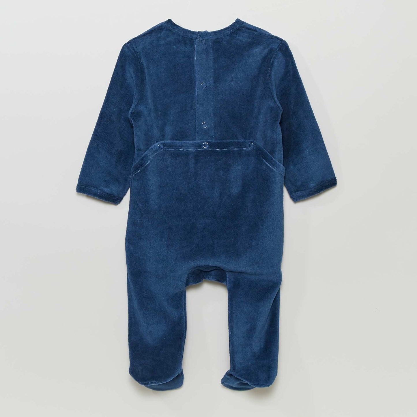 Velour sleepsuit BLUE