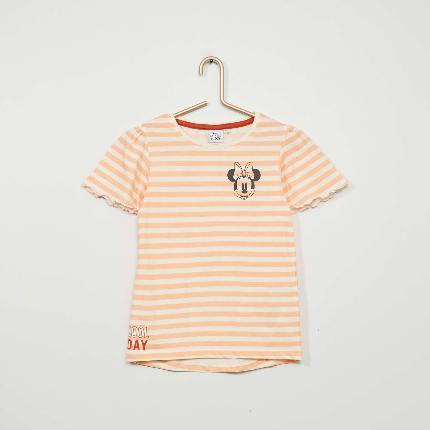 Minnie Mouse round-neck T-shirt ORANGE