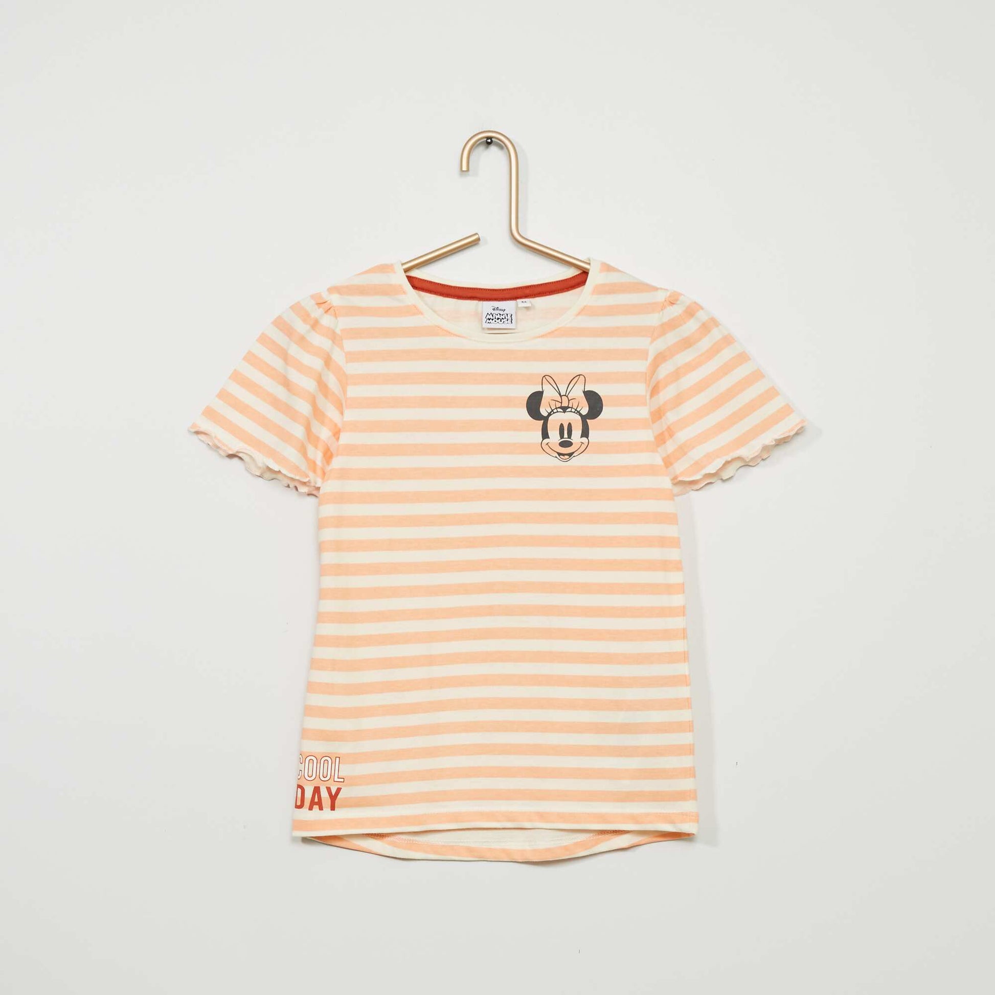 Minnie Mouse round-neck T-shirt ORANGE