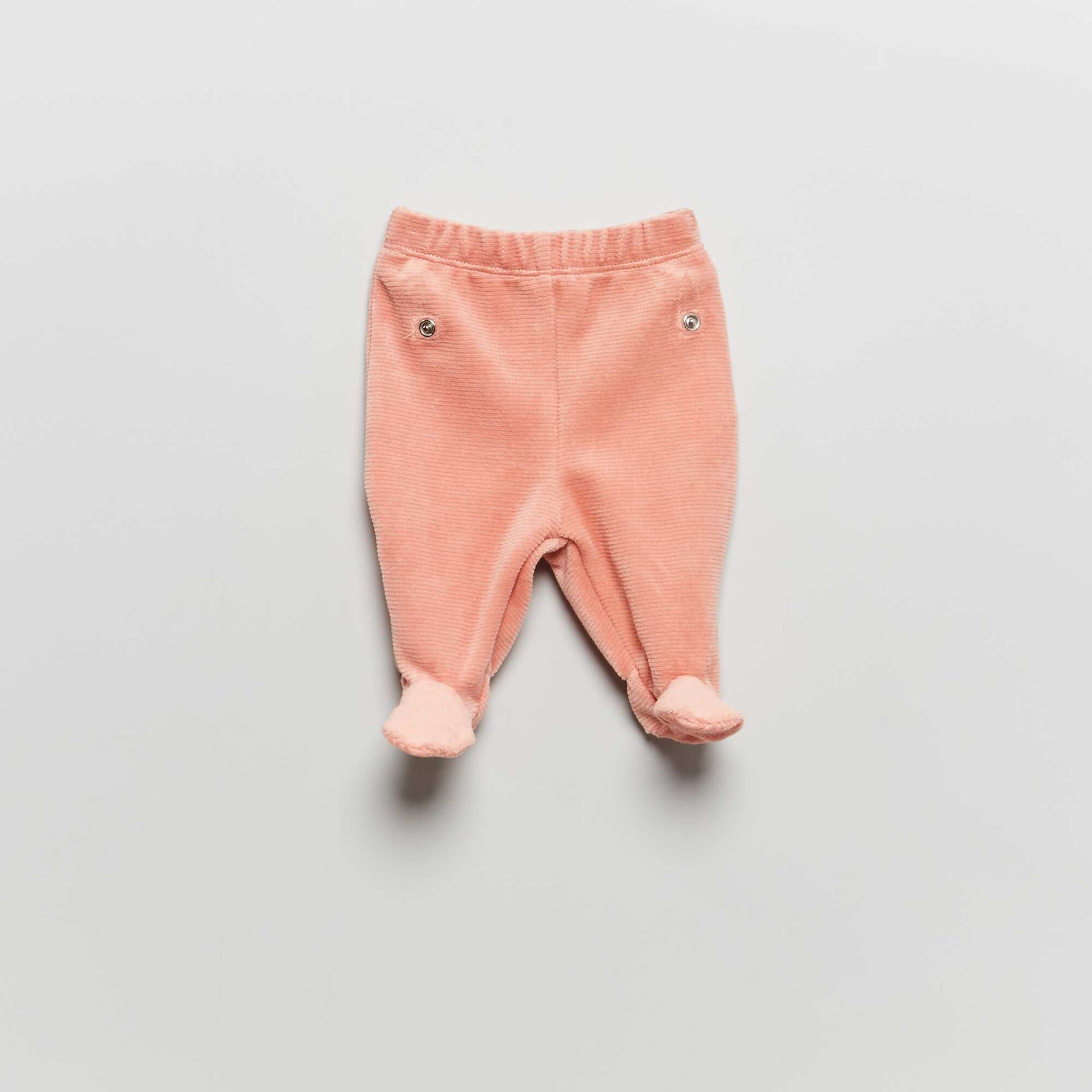 Long velour pyjamas - Two-piece set PINK