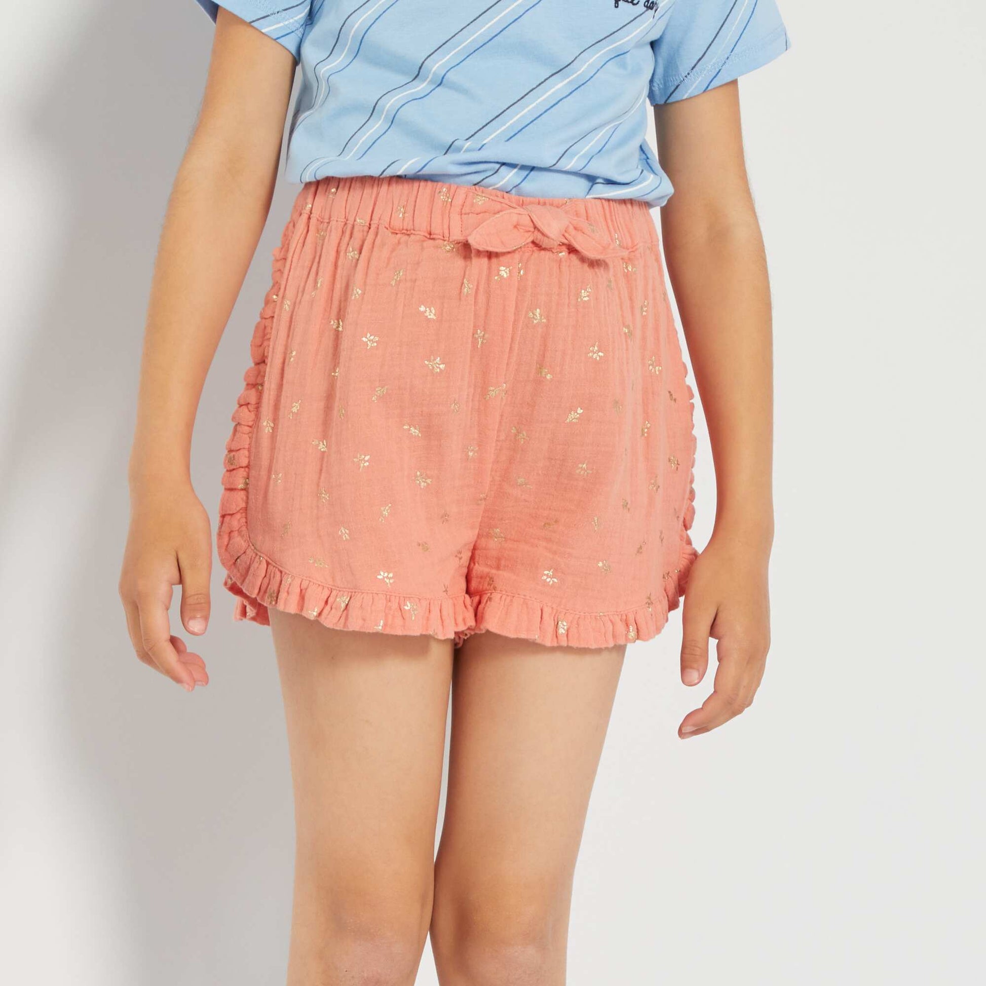Ruffled shorts PINK