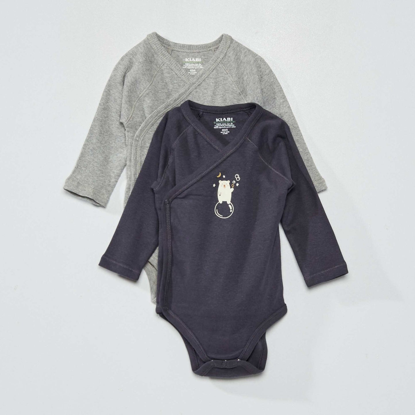 Pack of 2 bodysuits BLACK