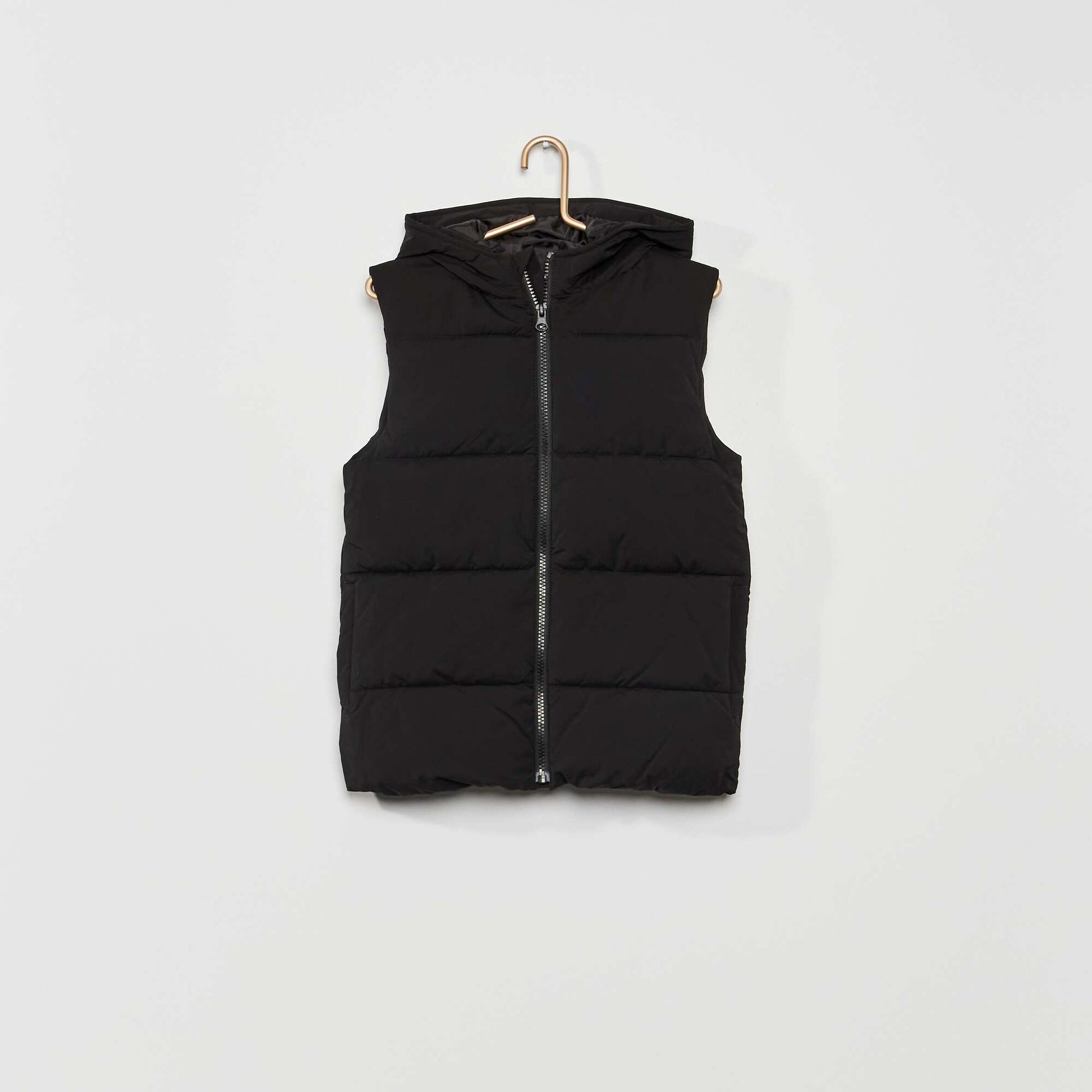 Quilted bodywarmer BLACK