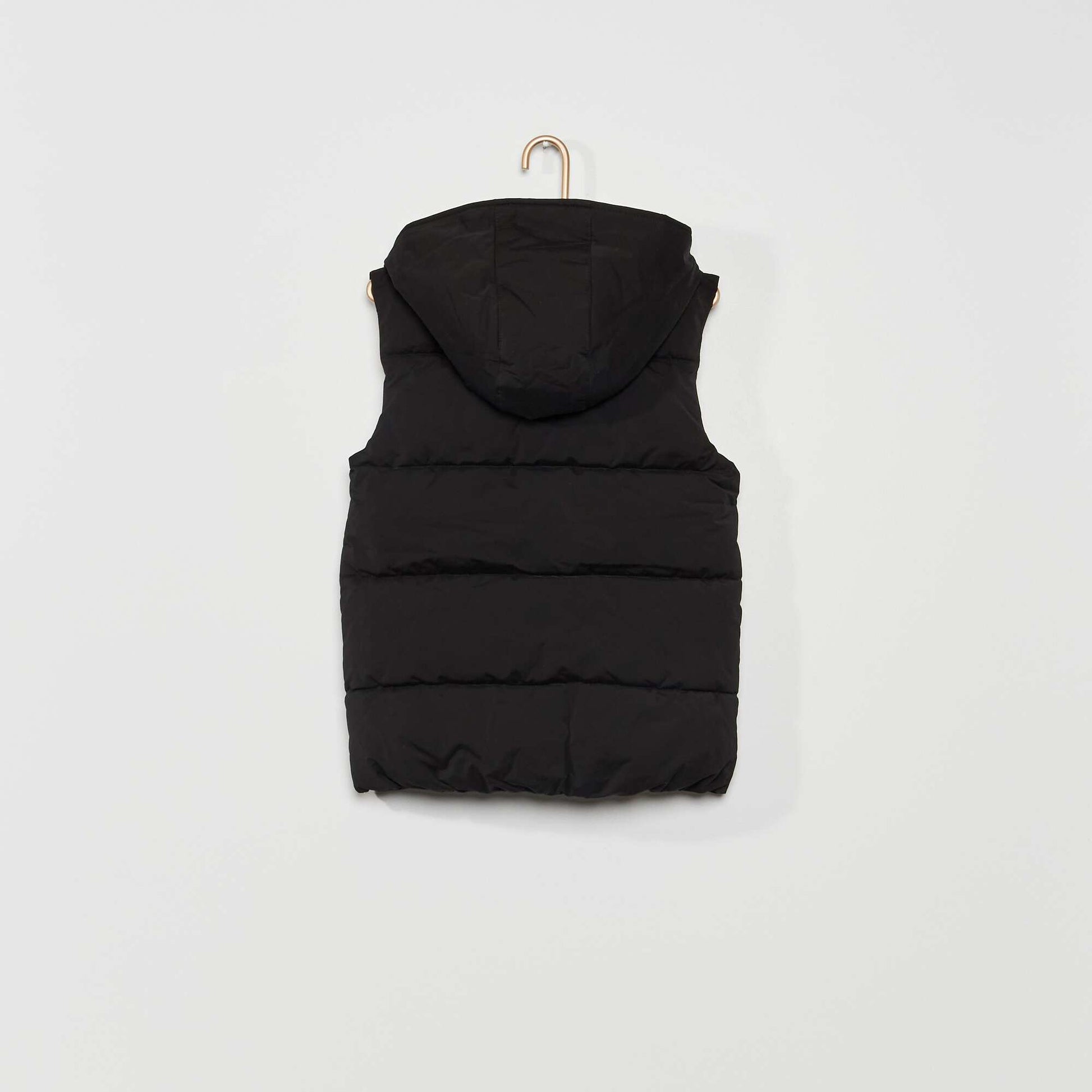 Quilted bodywarmer BLACK