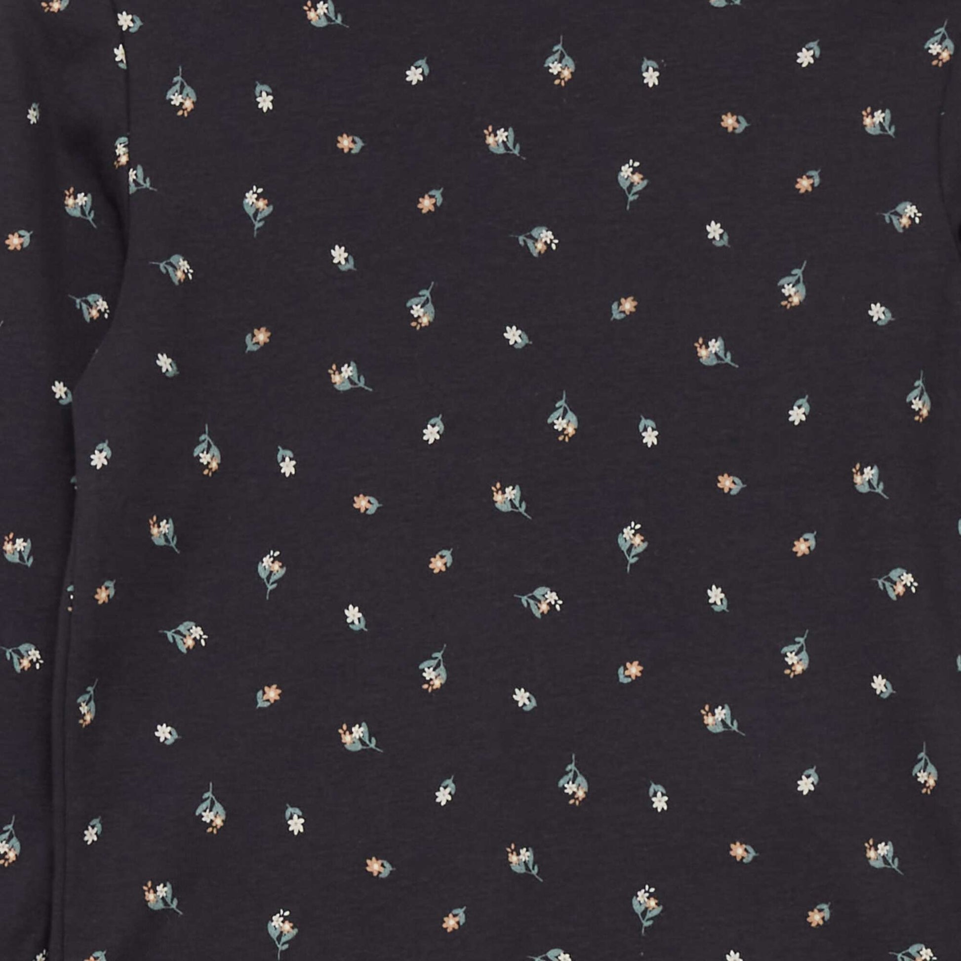Long pyjamas with funky print - Two-piece set BLUE