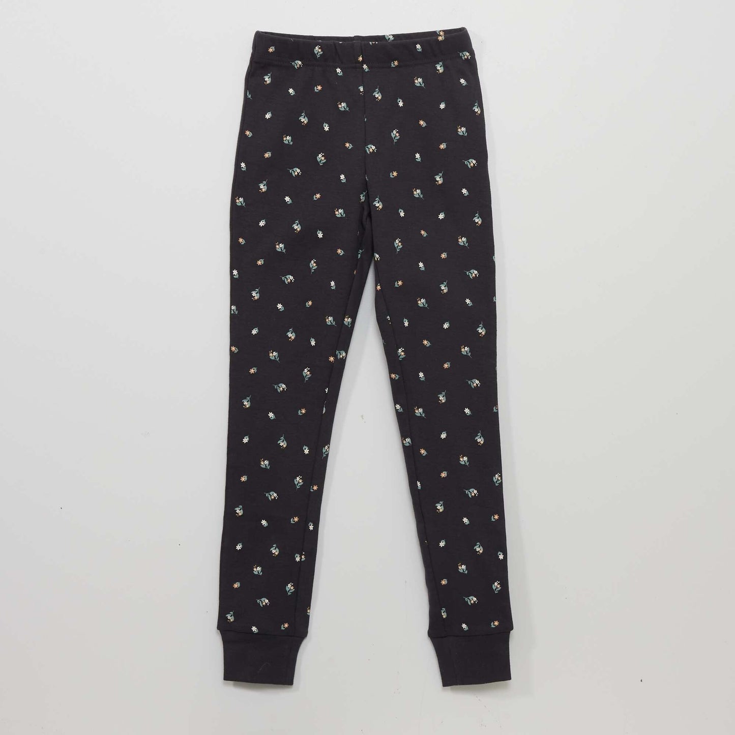 Long pyjamas with funky print - Two-piece set BLUE