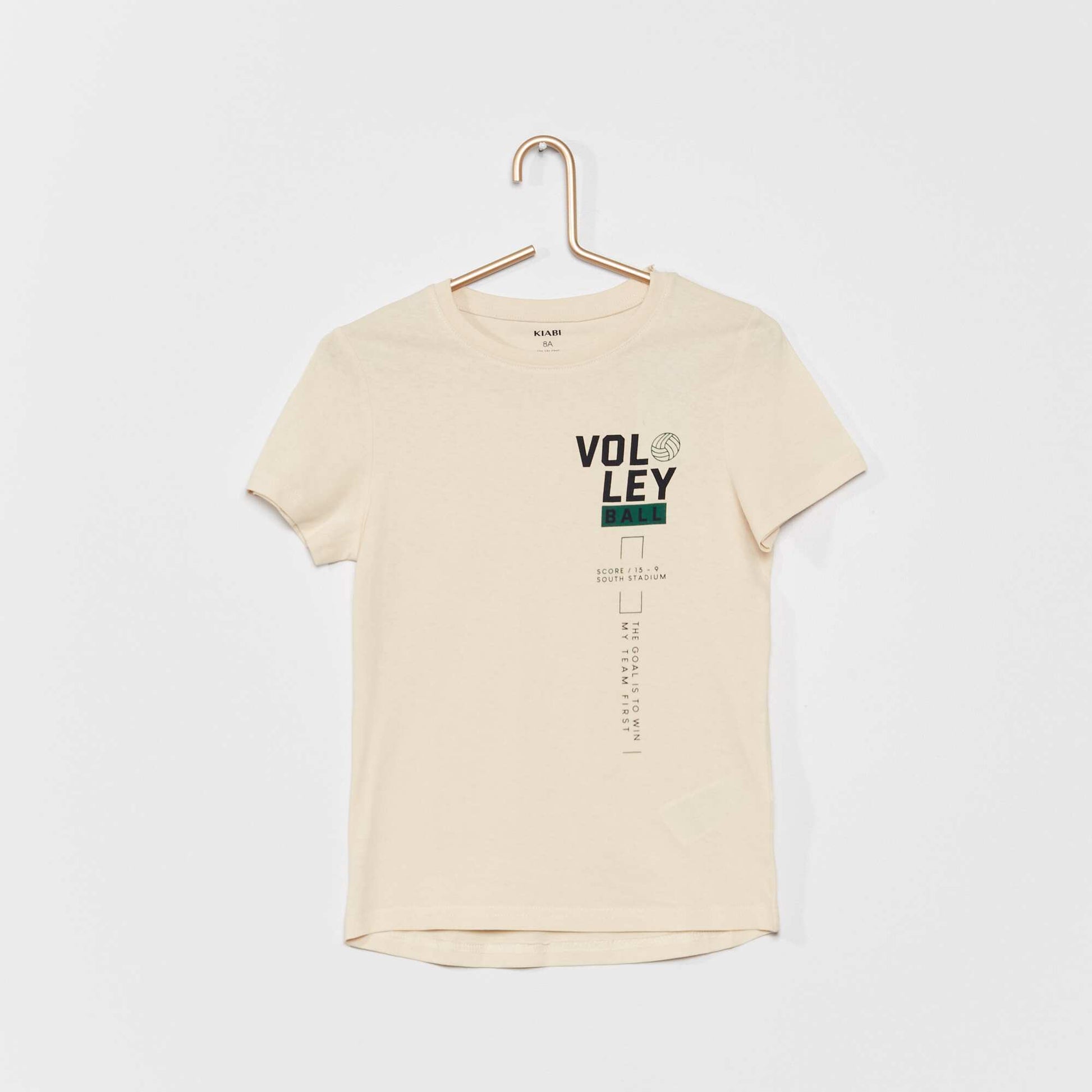 Pack of 2 T-shirts with designs WHITE