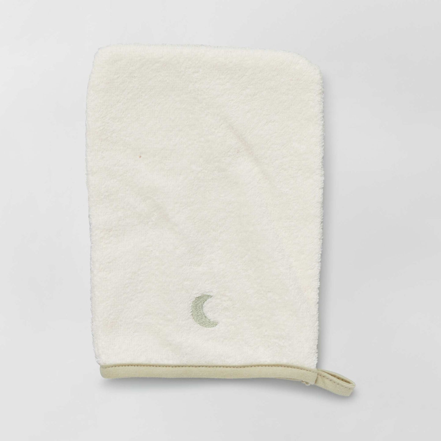 Hooded towel + wash mitt GREEN