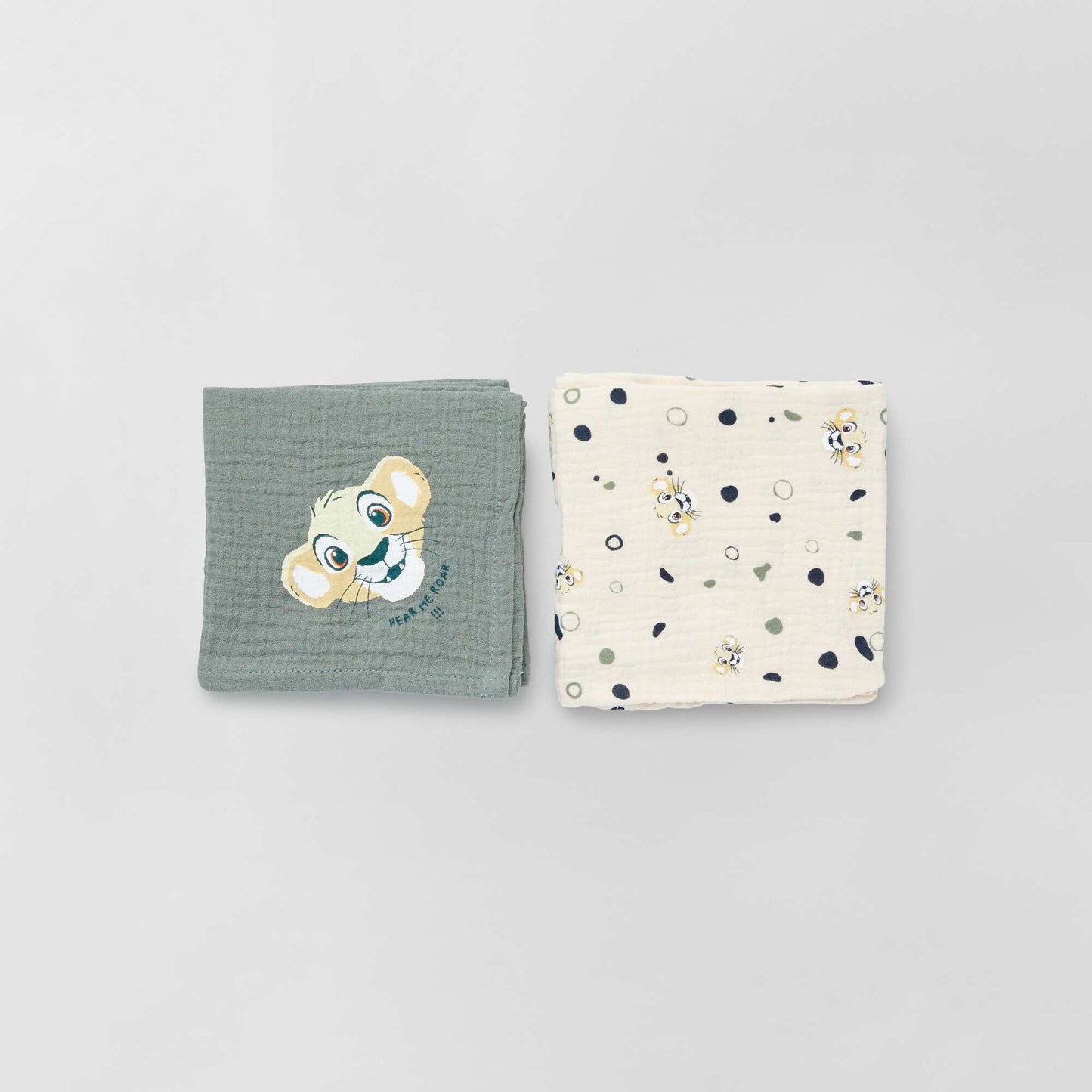 Disney cotton muslin squares - Pack of 2 BEIGE