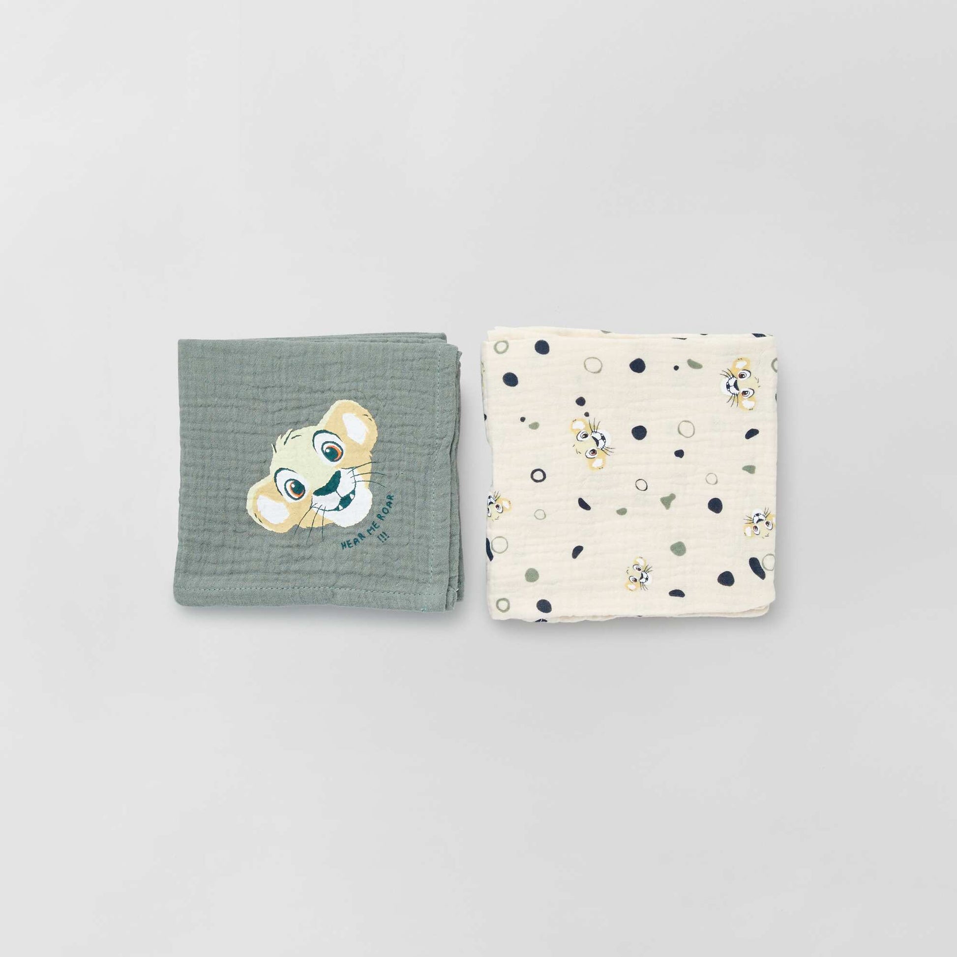 Disney cotton muslin squares - Pack of 2 BEIGE