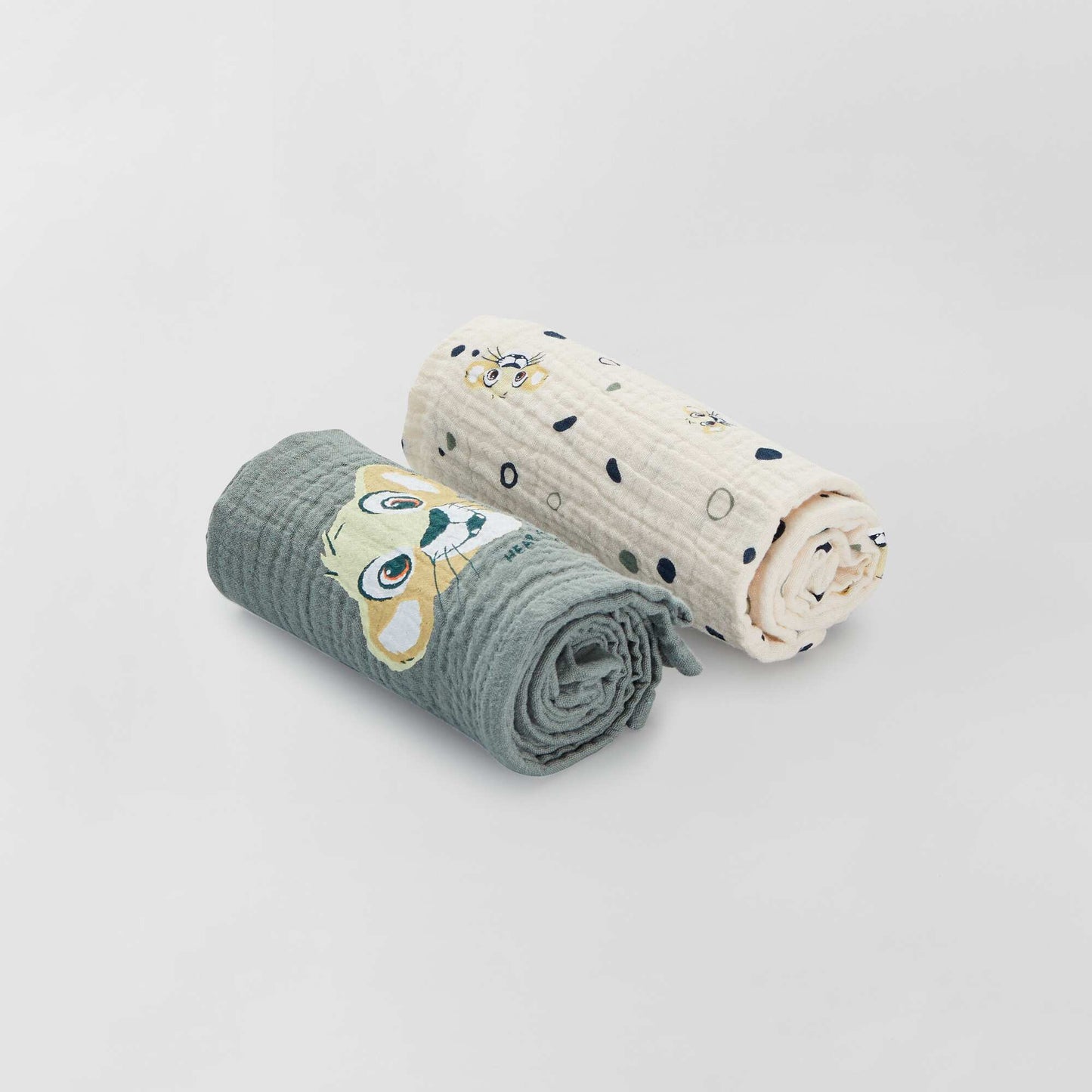 Disney cotton muslin squares - Pack of 2 BEIGE