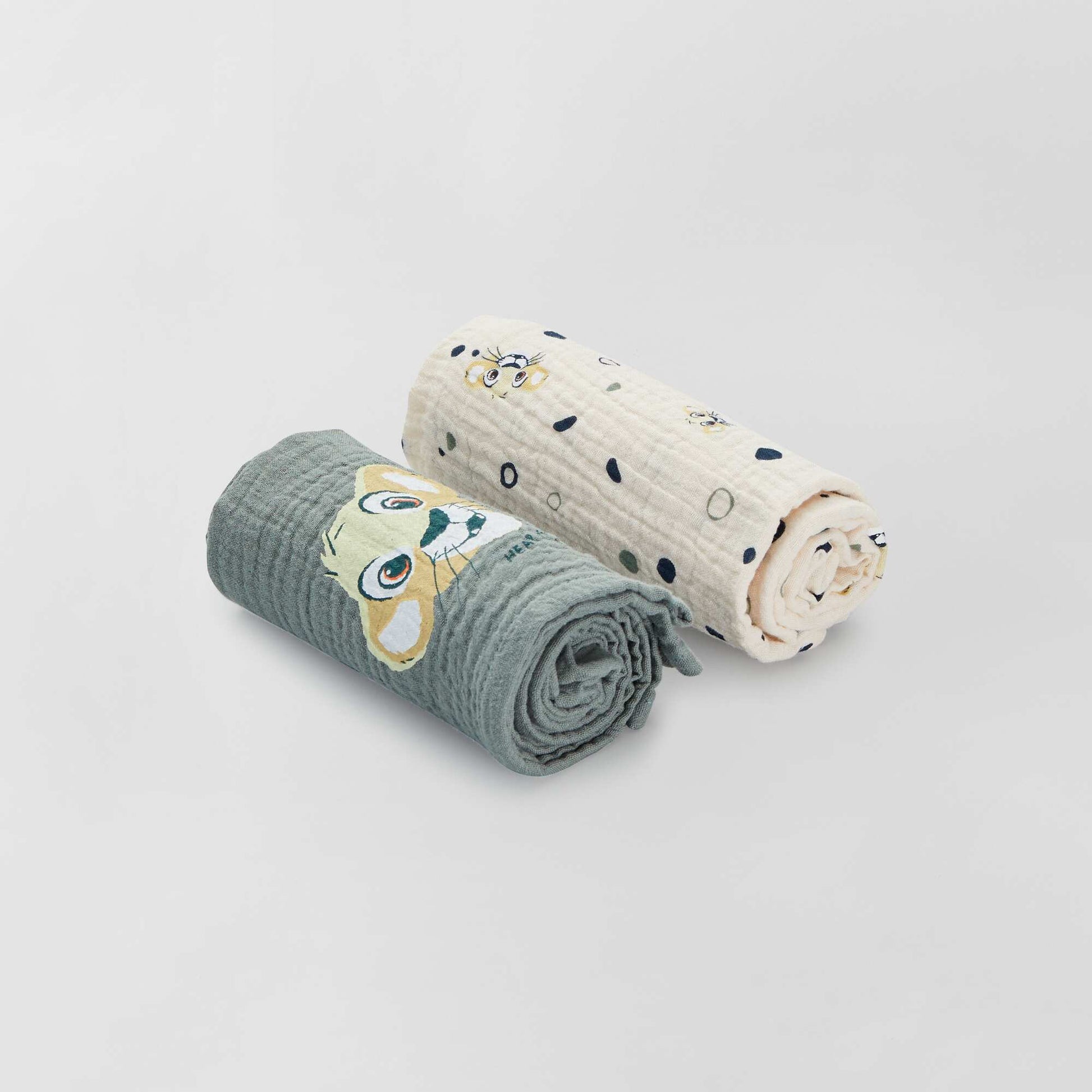Disney cotton muslin squares - Pack of 2 BEIGE
