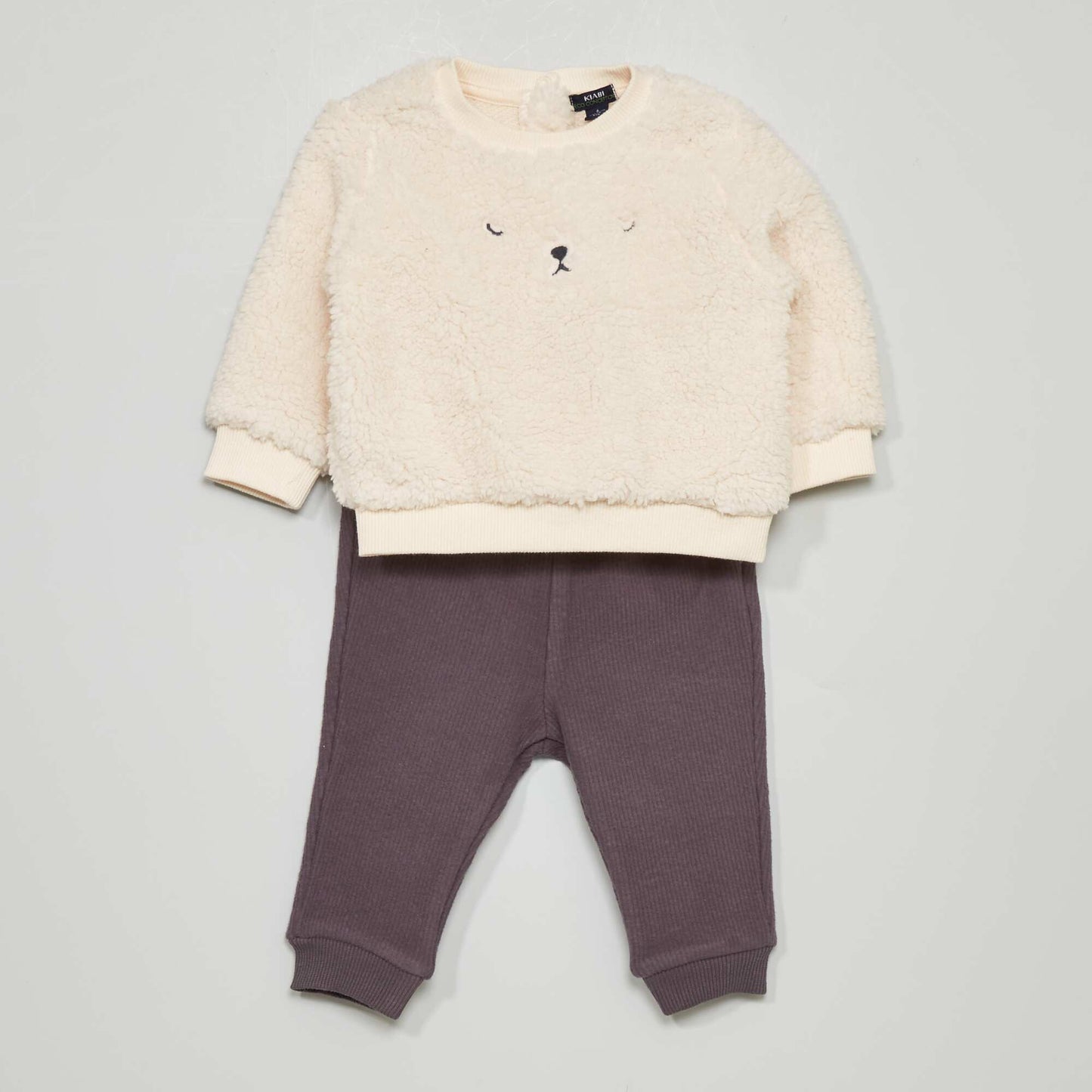 Mustonné effect sweatshirt + leggings set GREY