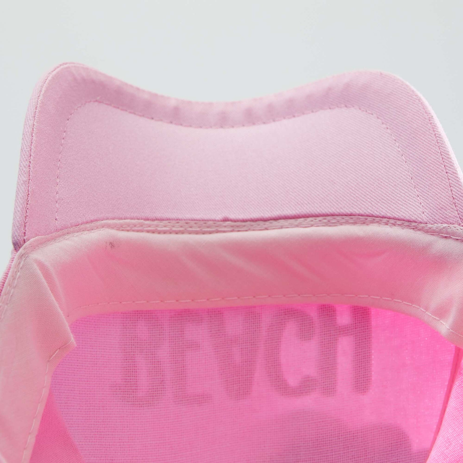 Pink canvas cap