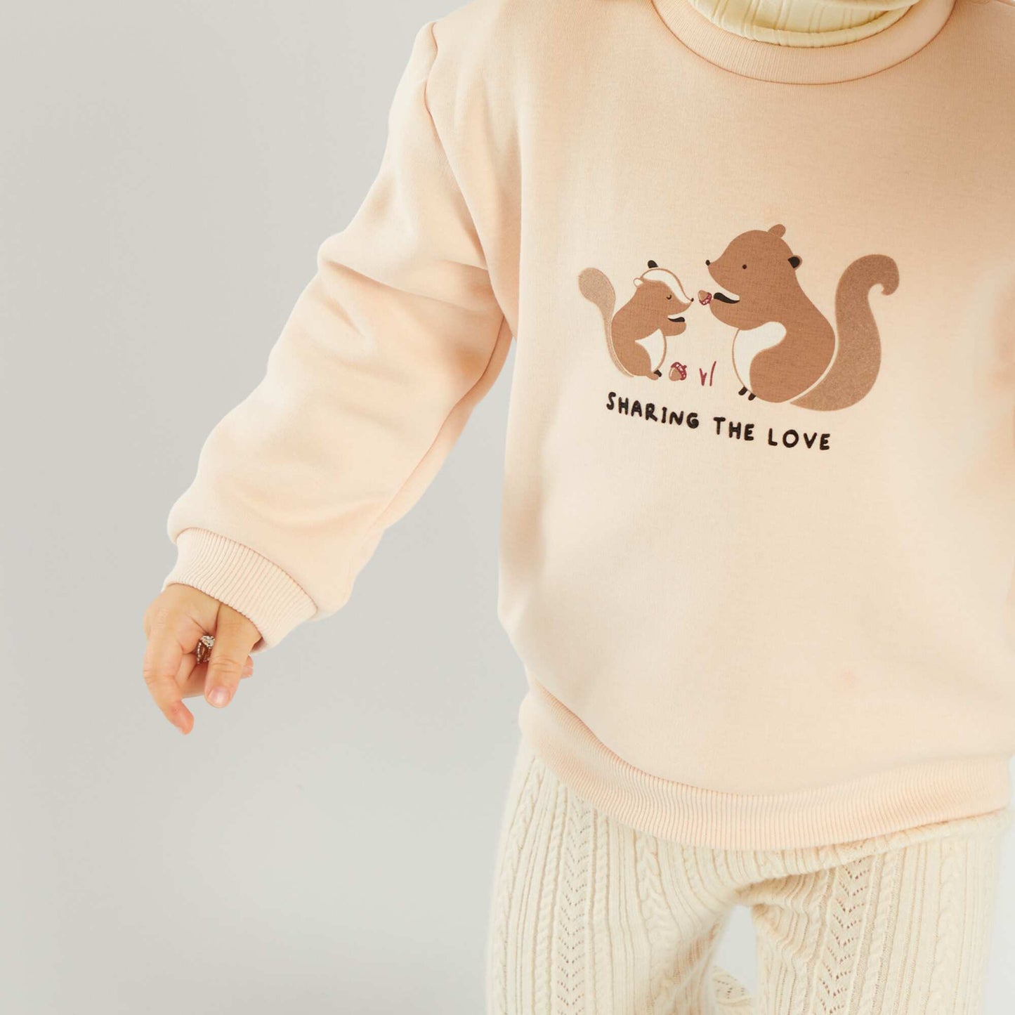 Sweatshirt fabric sweater PINK