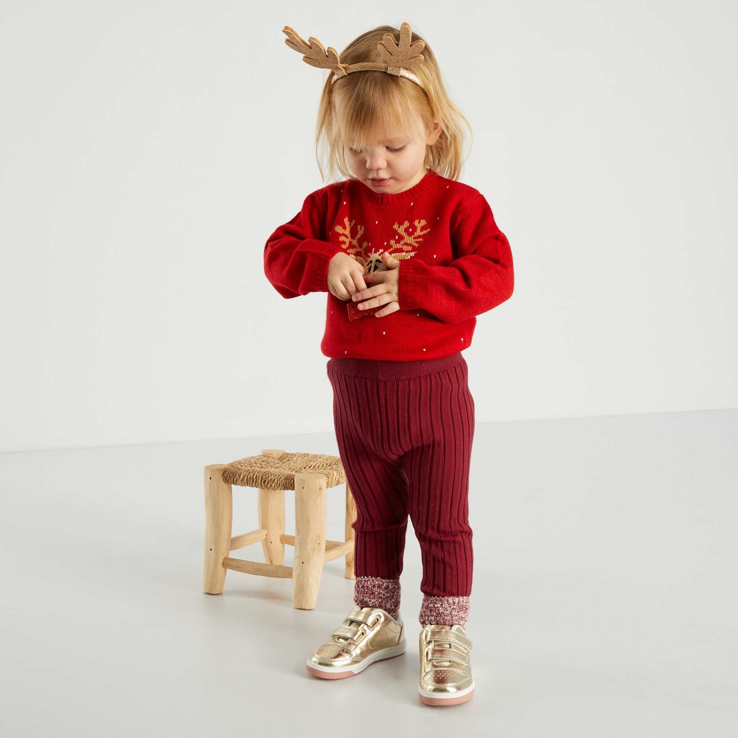 Leggings + socks - Two-piece set RED