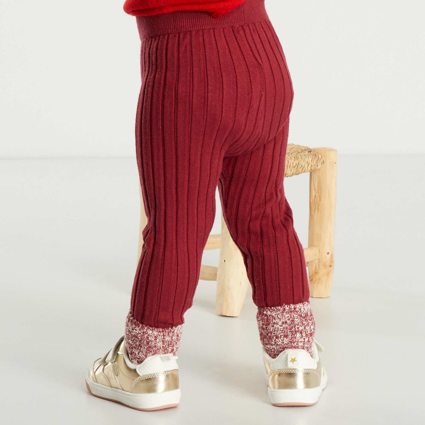 Leggings + socks - Two-piece set RED